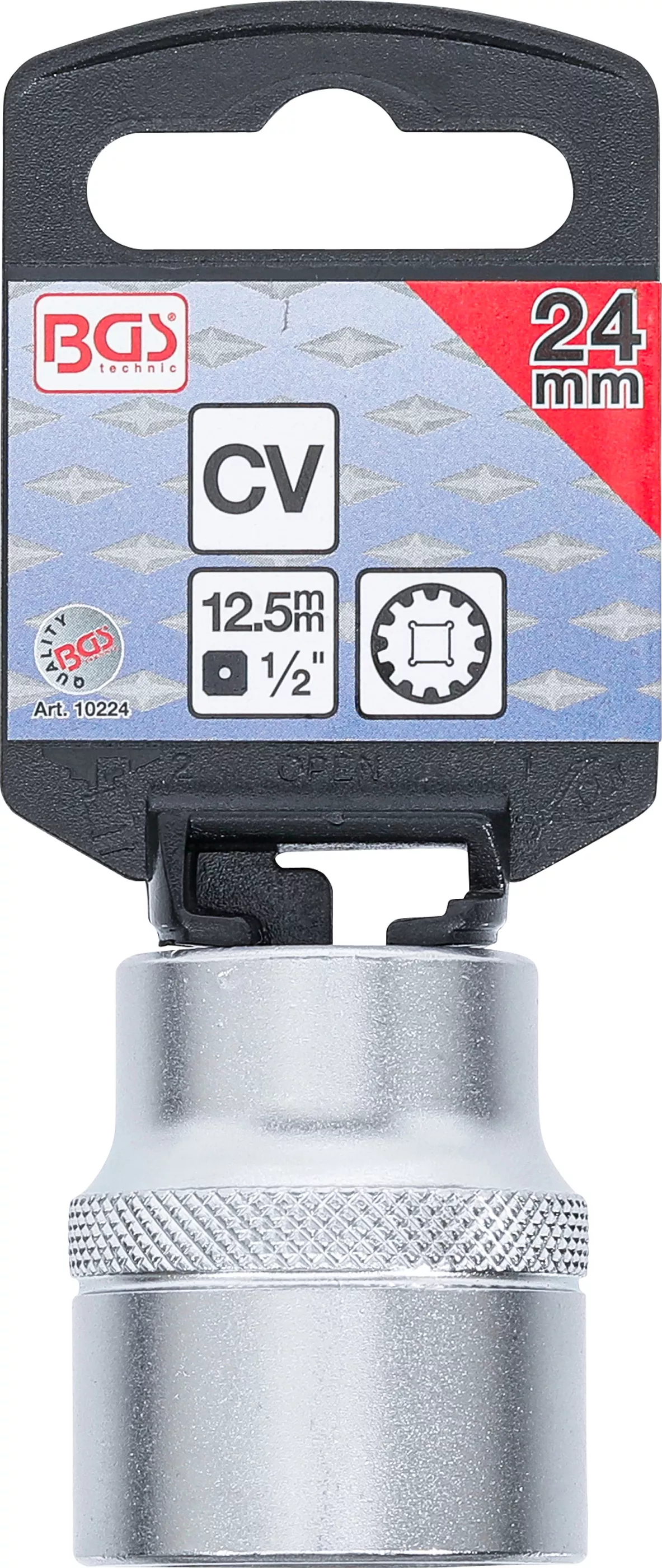 Cheie tubulara Gear Lock | 12,5 mm (1/2") | 24 mm [3]