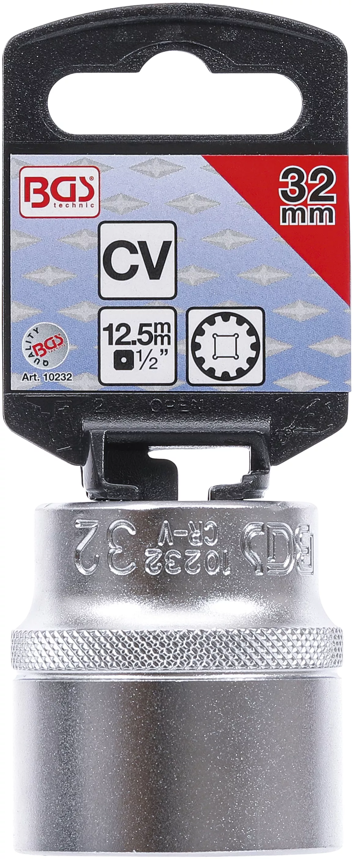 Cheie tubulara Gear Lock | 12,5 mm (1/2") | 32 mm [3]