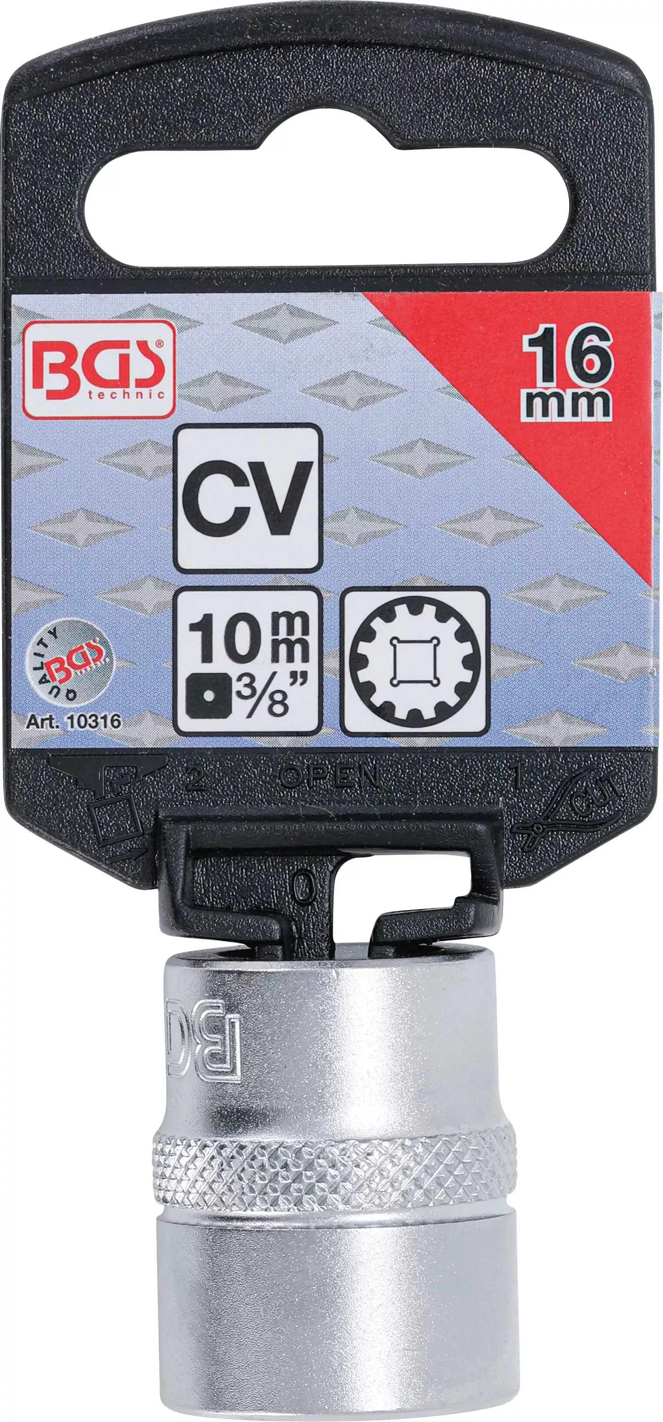 Cheie tubulara Gear Lock | 10 mm (3/8") | 16 mm [2]