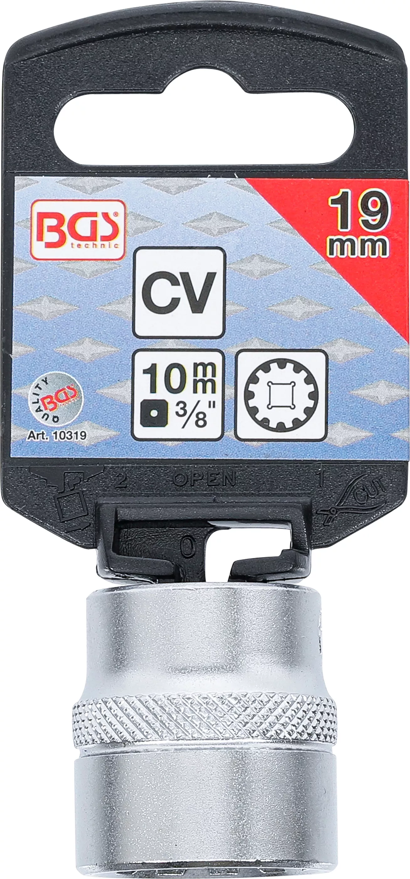 Cheie tubulara Gear Lock | 10 mm (3/8") | 19 mm [3]