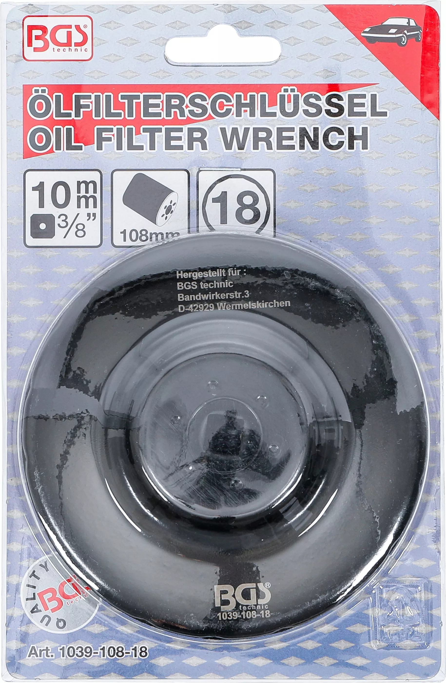 Cheie filtre de ulei | 18 laturi | o 108 mm | pentru Renault [4]