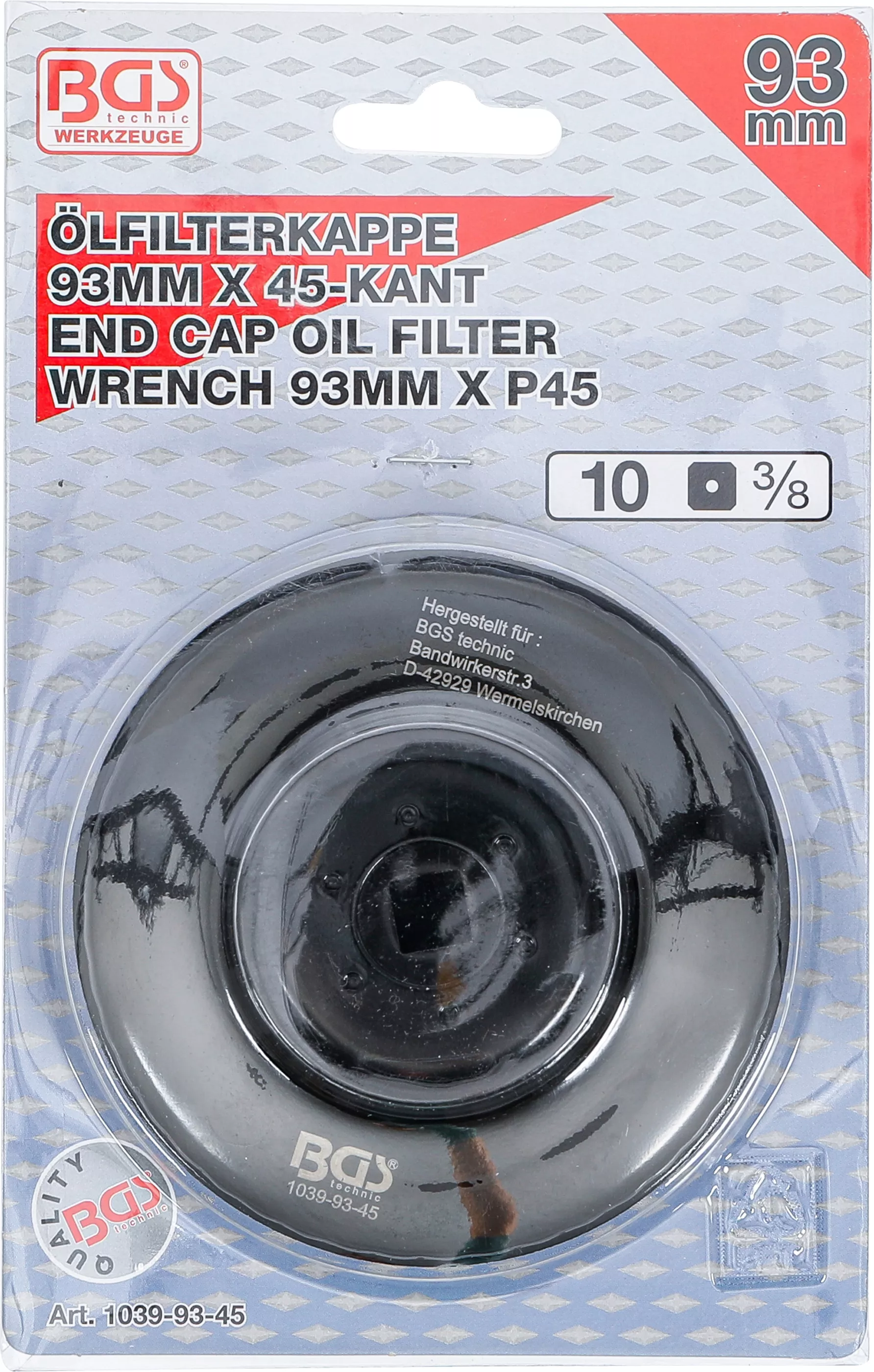 Cheie filtre de ulei | 45 laturi | o 93 mm | pentru Audi, VW [4]
