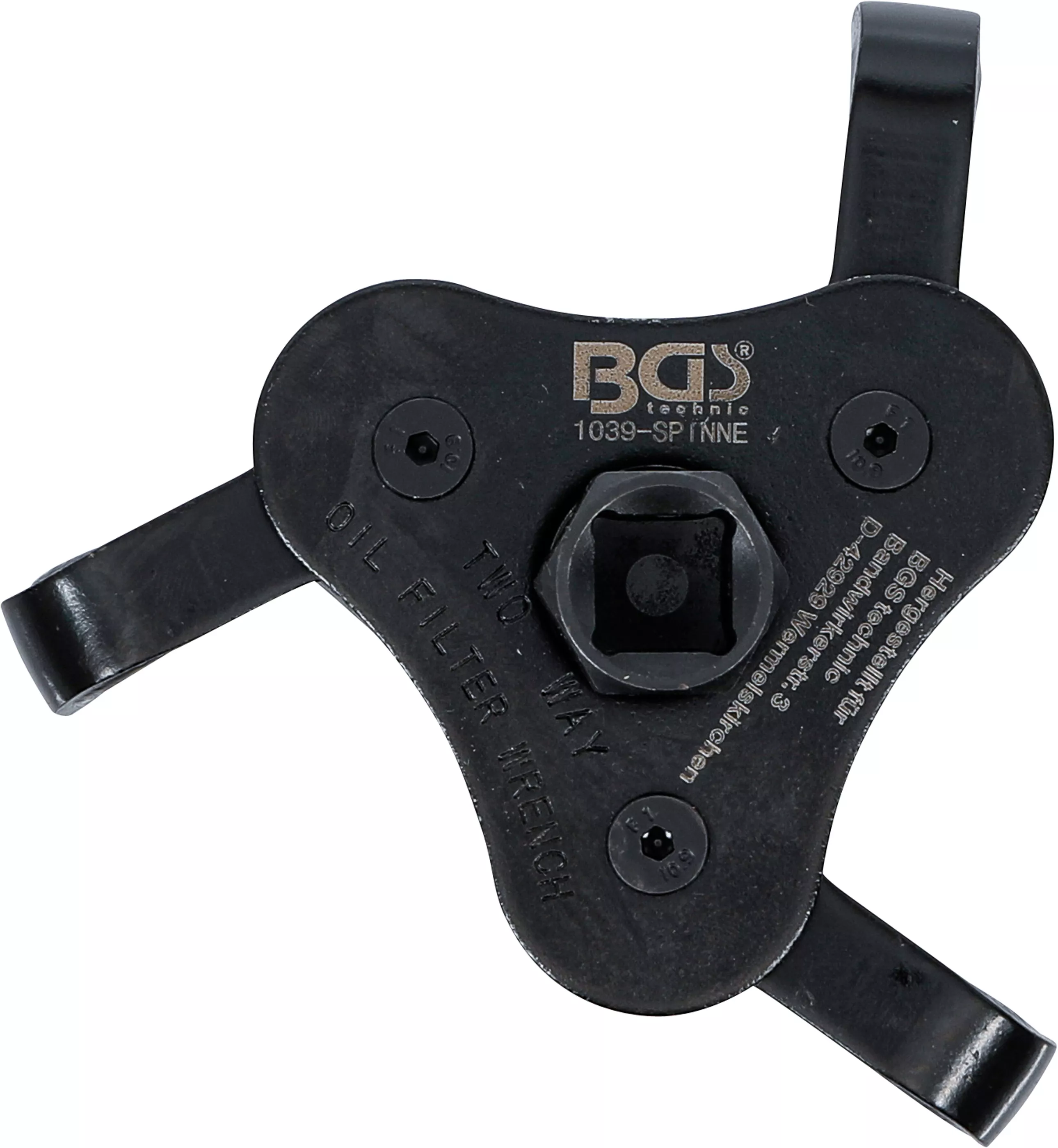 Cheie cu brate pentru filtre de ulei, 3 brate | pentru filtre ulei o 65 - 120 mm [3]