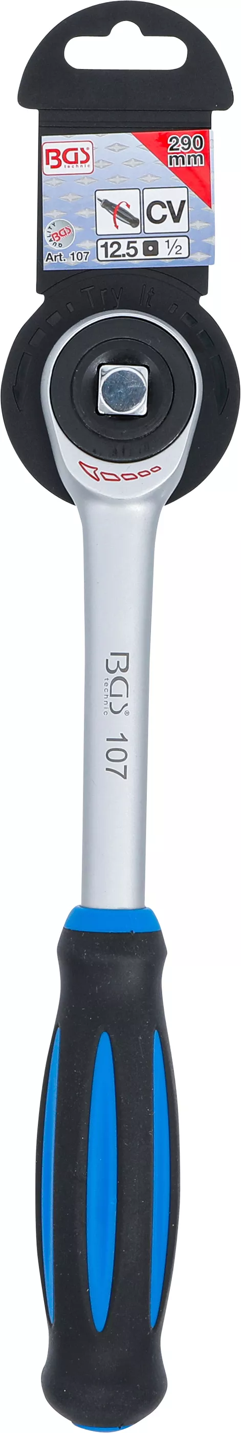 Clichet reversibil cu maner rotativ | 12,5 mm (1/2") [6]