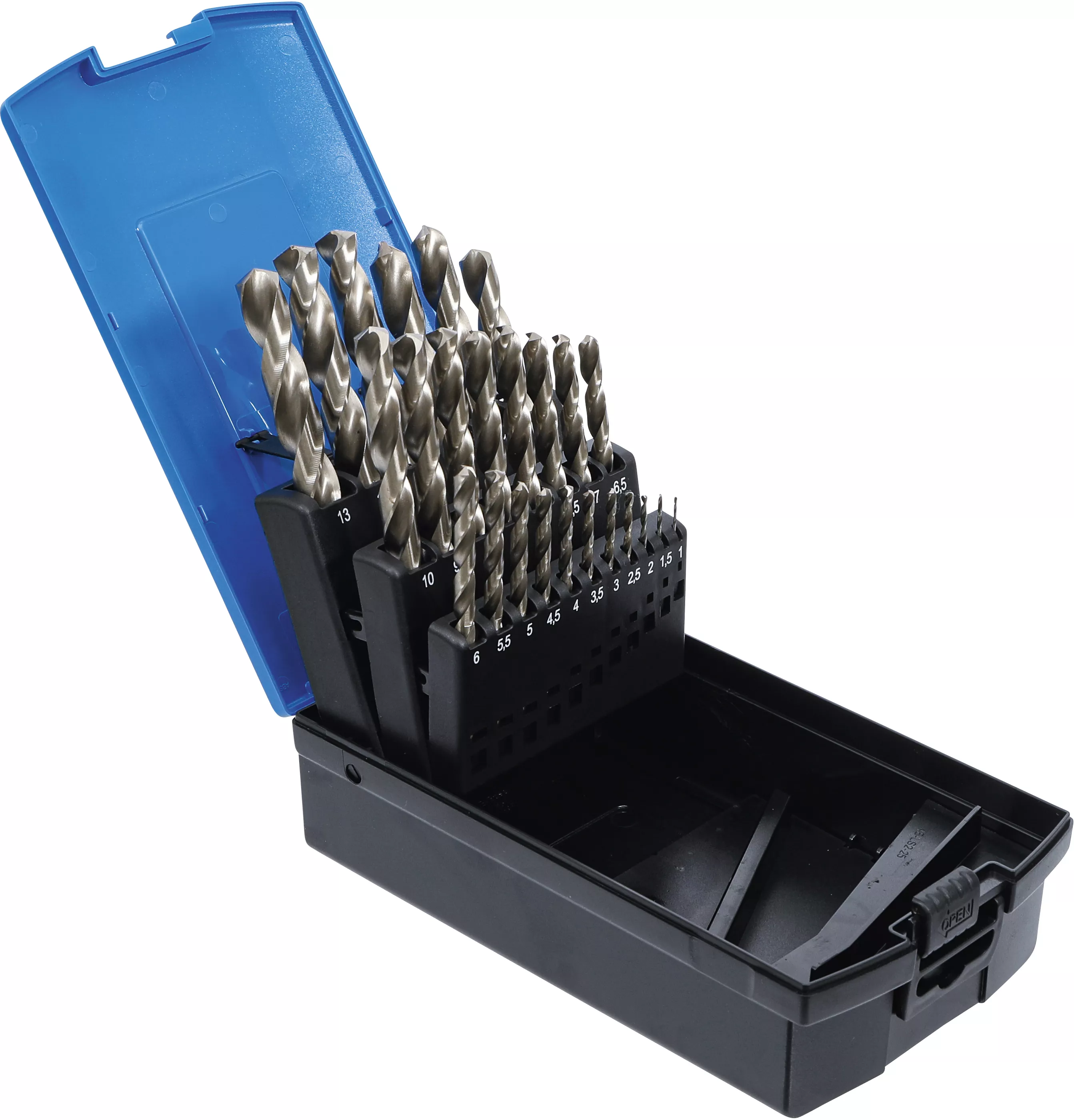 Set burghie spiralate HSS | 1 - 13 mm | 25 piese [2]
