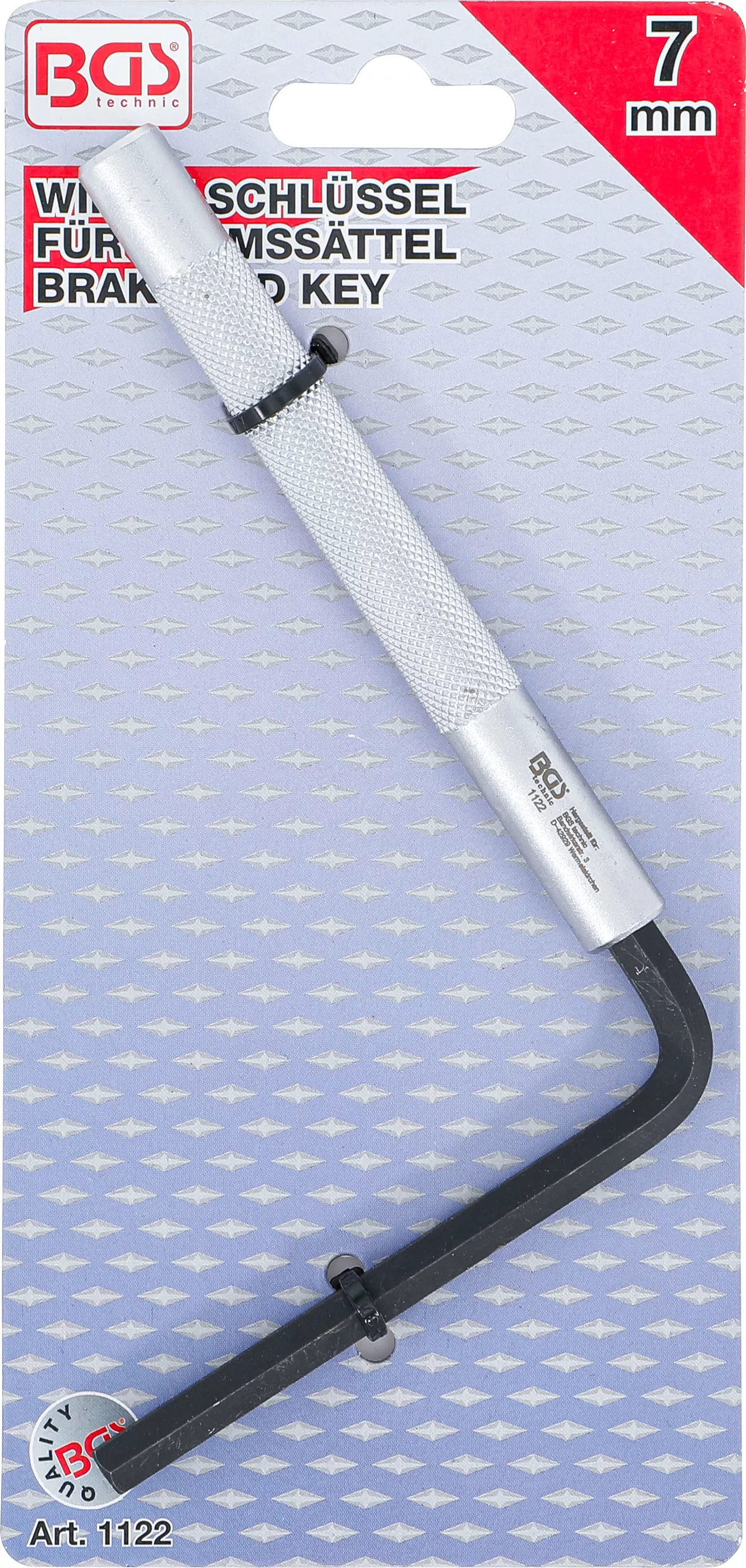 Cheie unghiulara pentru etrier frana | hexagon interior 7 mm [4]