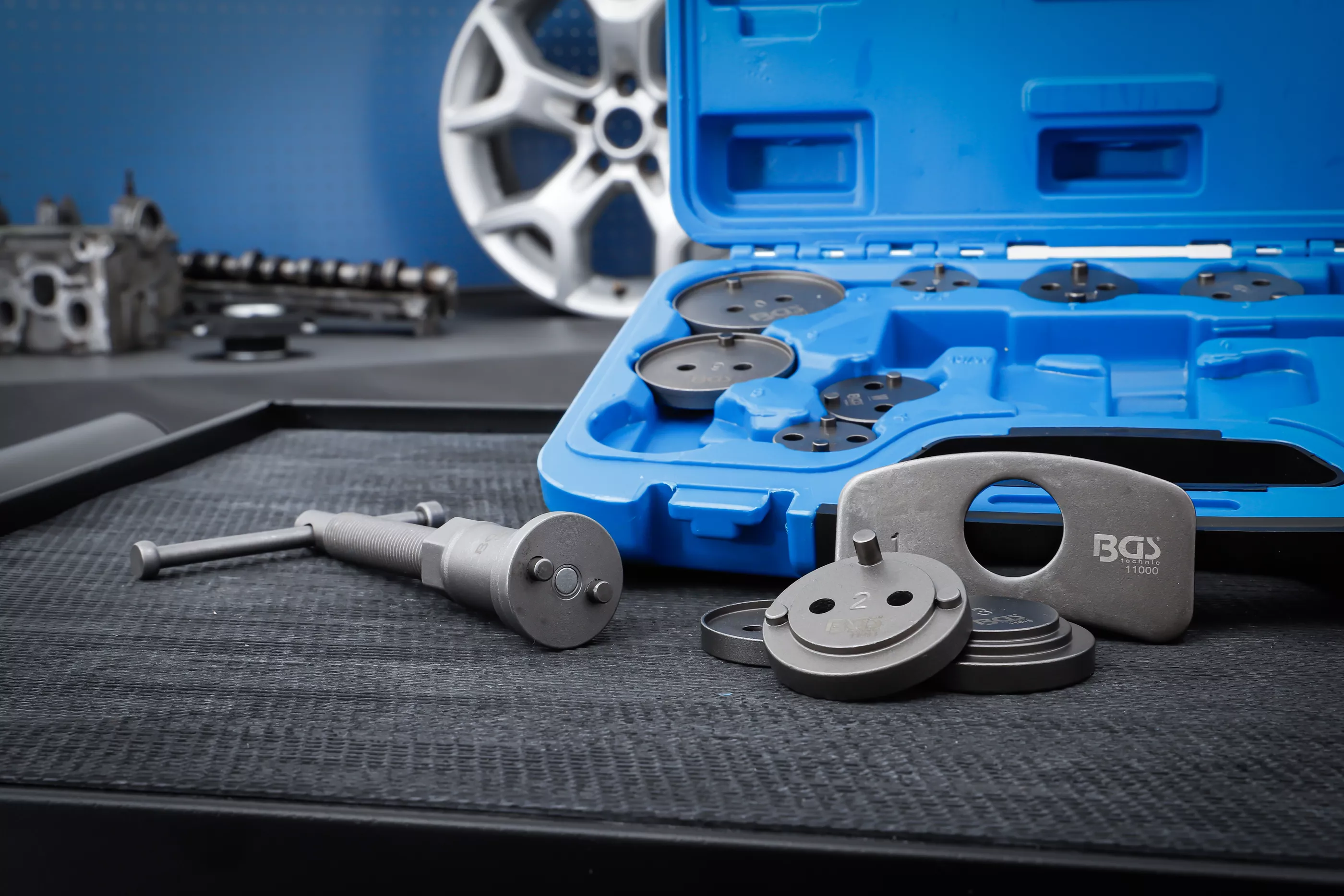 Set dispozitive resetare pistoane frana | 14 piese [2]