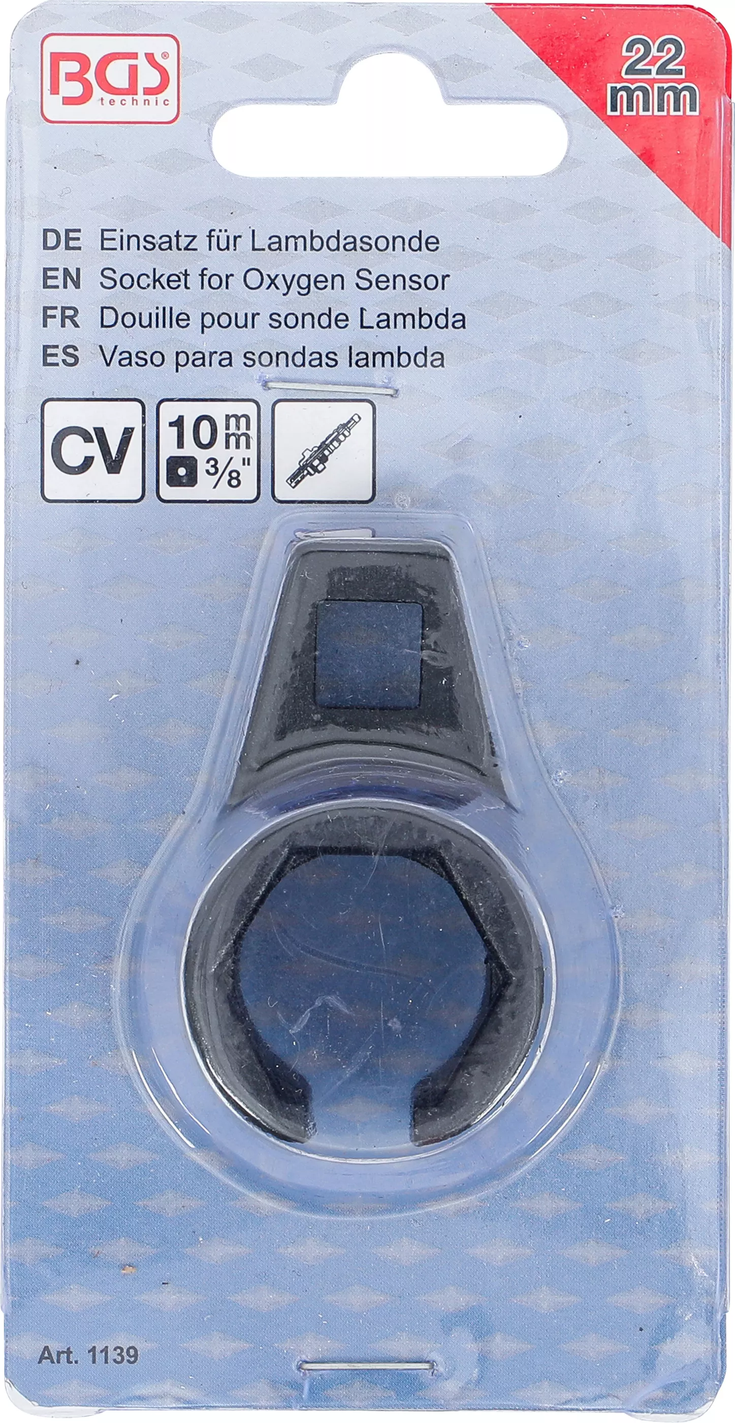 Cap cheie pentru sonda lambda | 10 mm (3/8") | 22 mm [4]