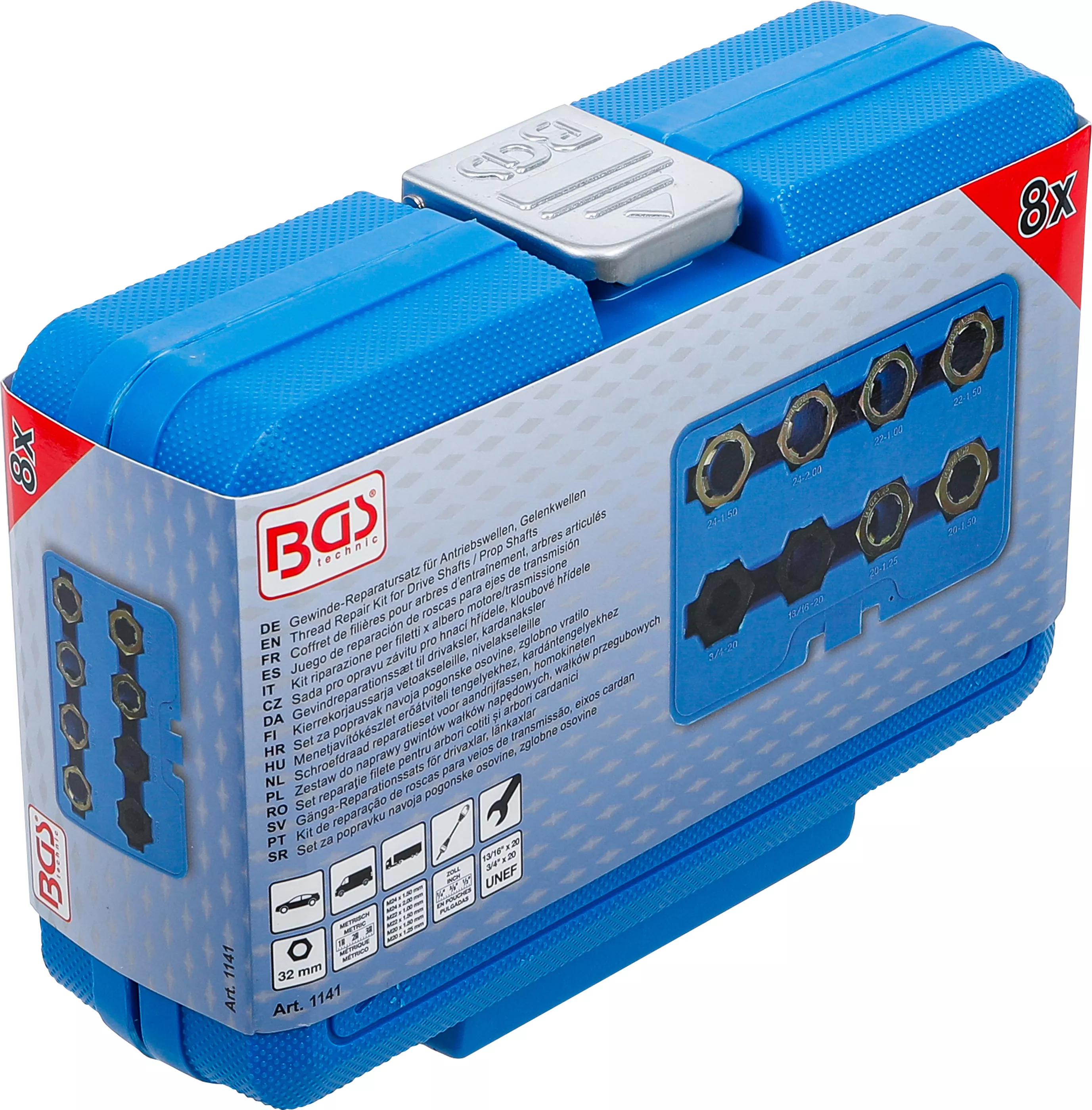 Set reparatie filete pentru arbori cotiti si arbori cardanici | 8 piese [6]