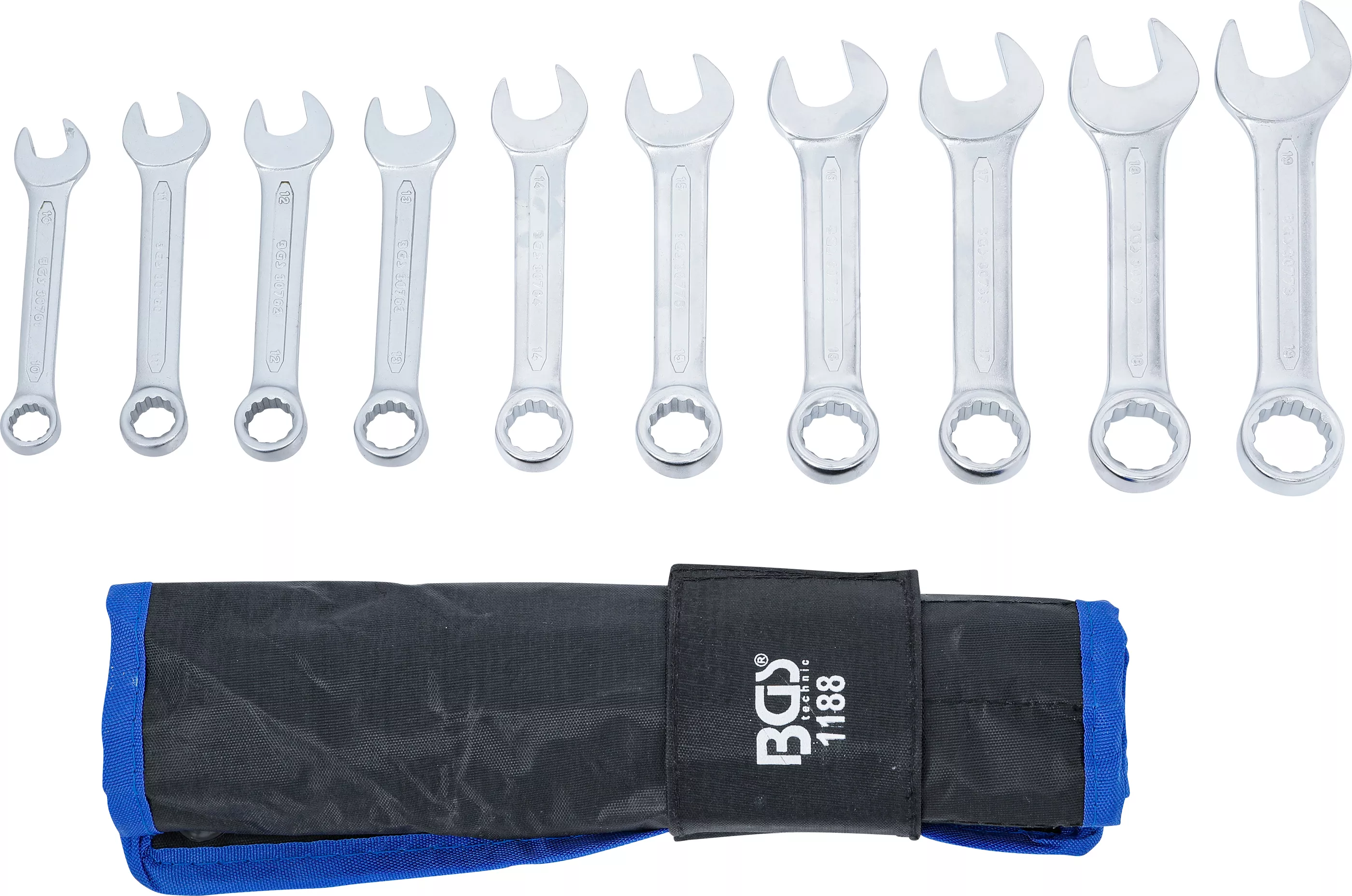 Set chei combinate | extra scurte | 10 - 19 mm | 10 piese [3]