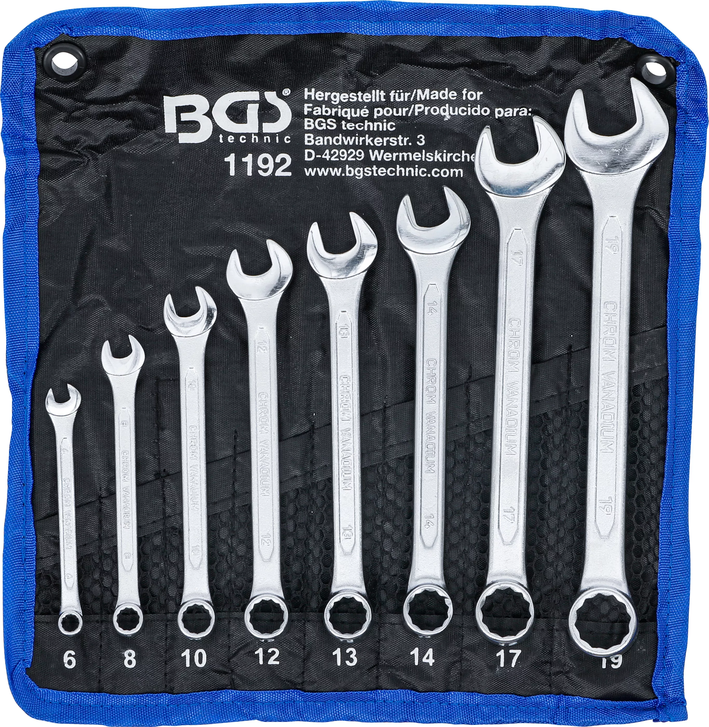 Set chei combinate | 6 - 19 mm | 8 piese [1]