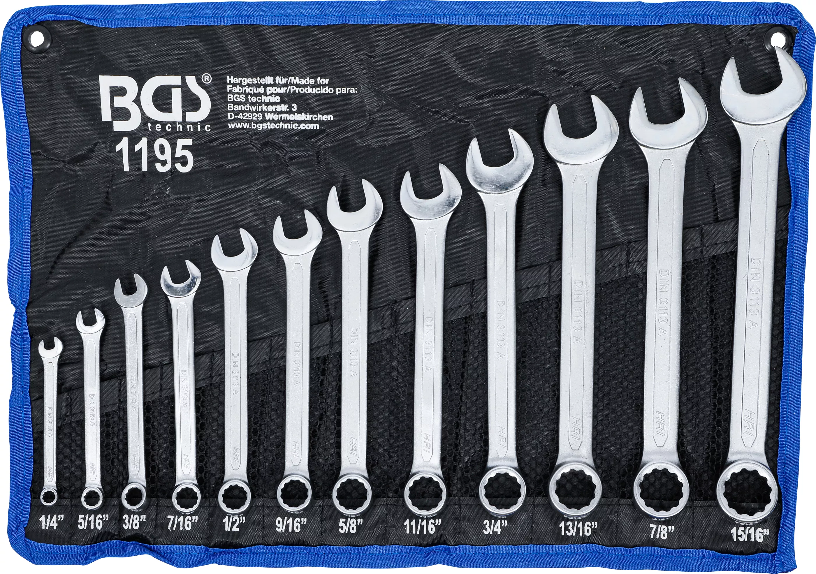 Set chei combinate | Marimi in toli | 1/4" - 15/16" | 12 piese [1]