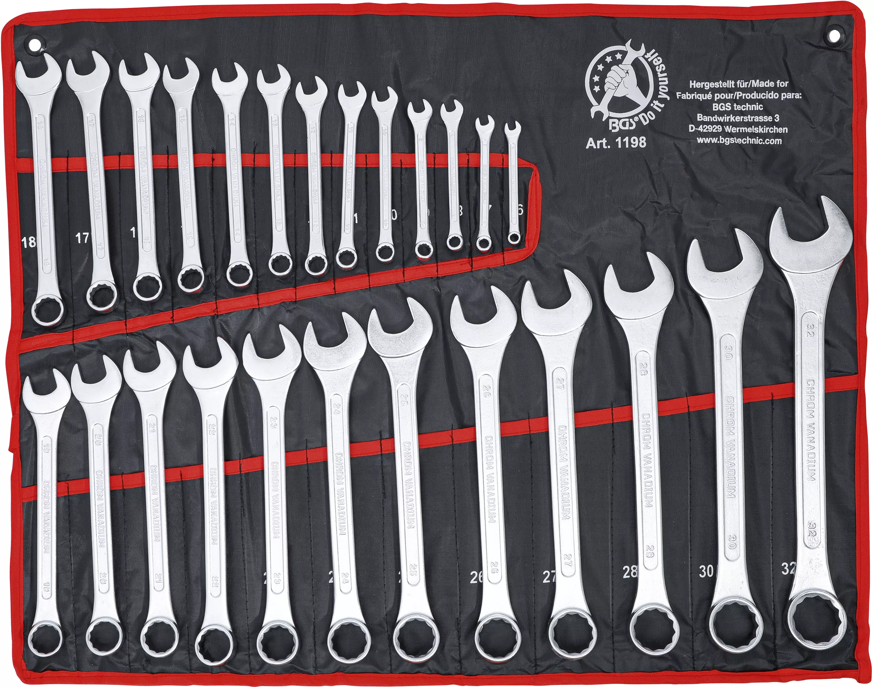 Set chei combinate | 6 - 32 mm | 25 piese [1]
