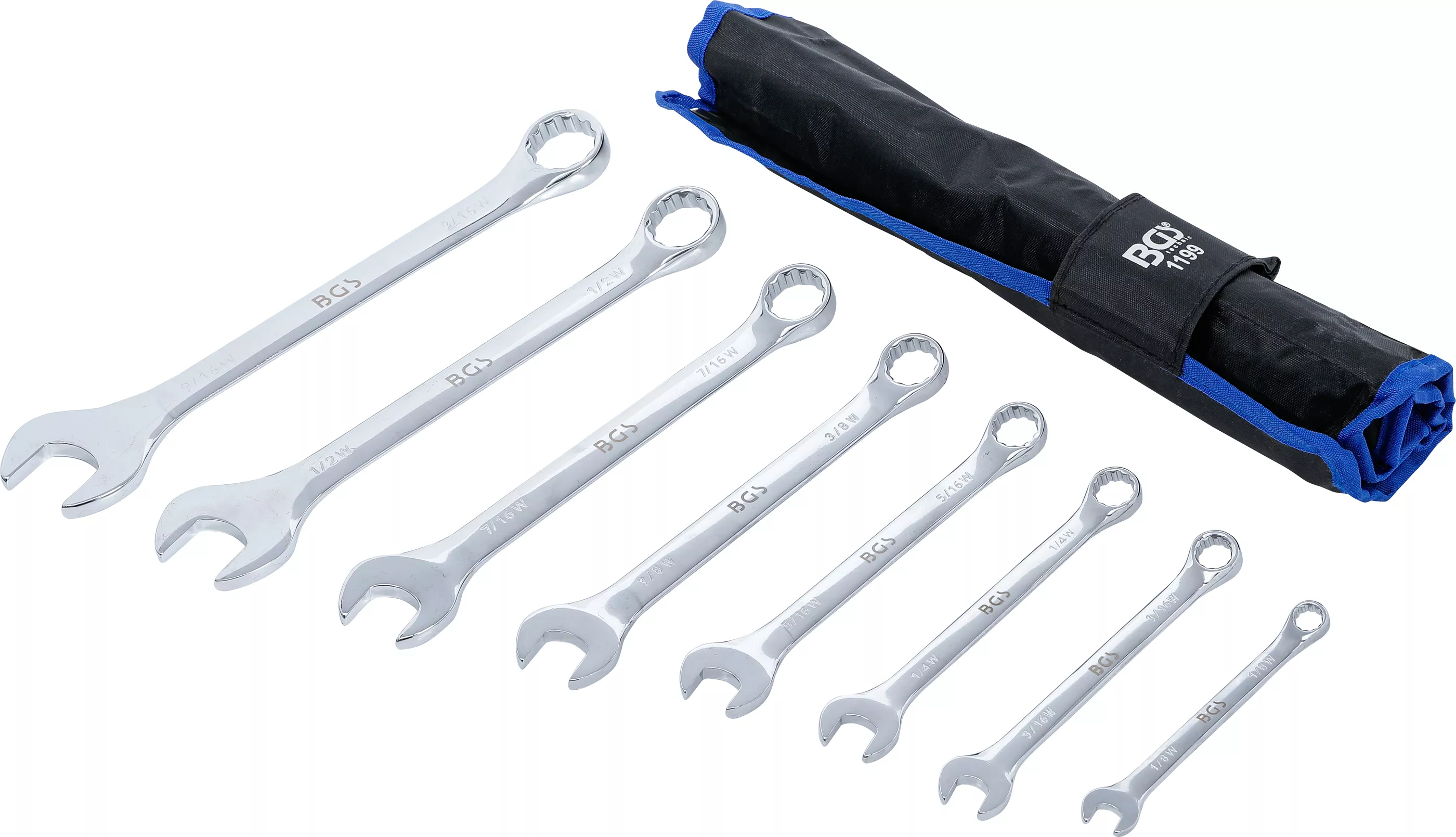 Set chei combinate | Marimi in toli | 1/8" - 9/16" Withworth | 8 piese [2]