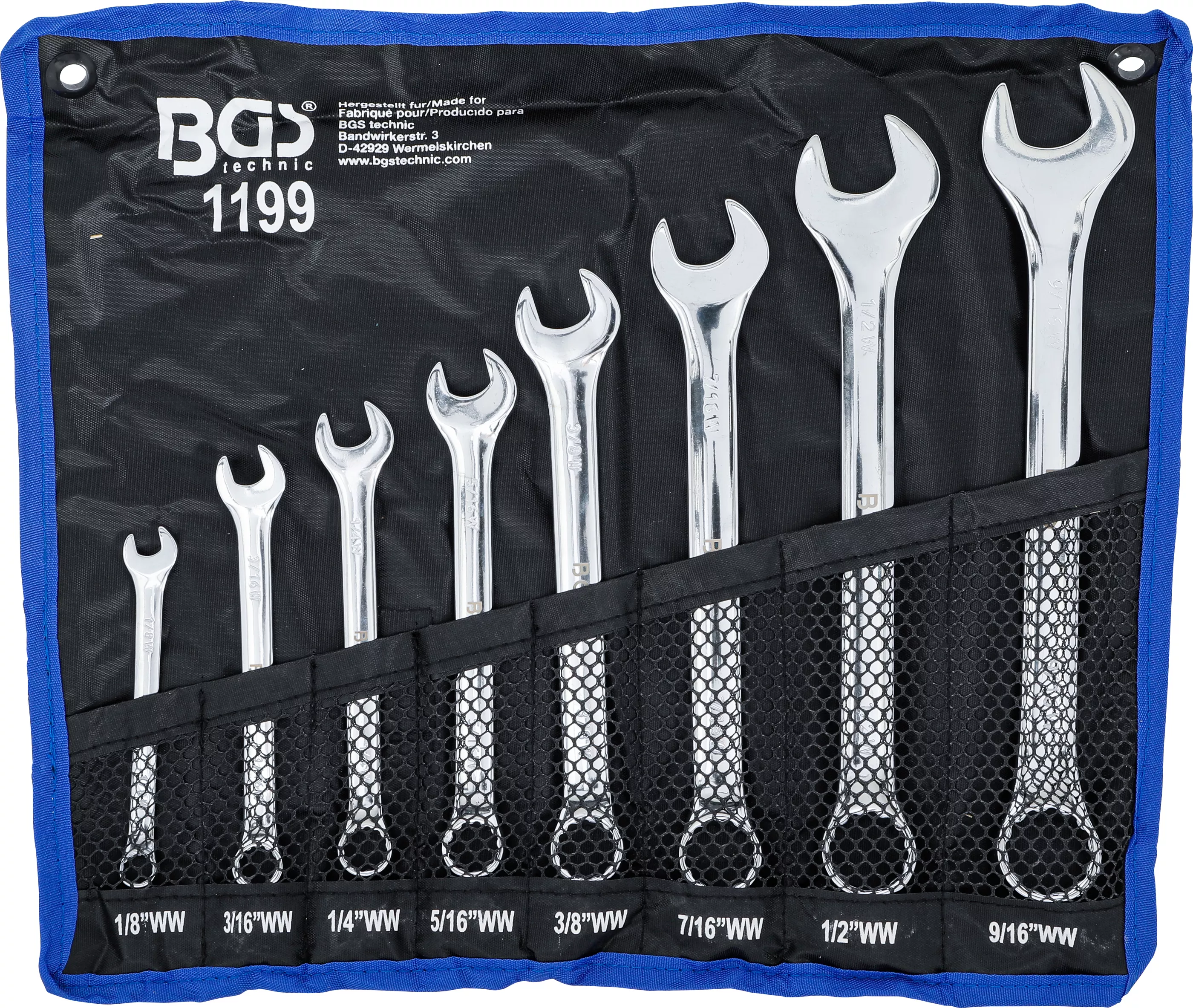 Set chei combinate | Marimi in toli | 1/8" - 9/16" Withworth | 8 piese [5]