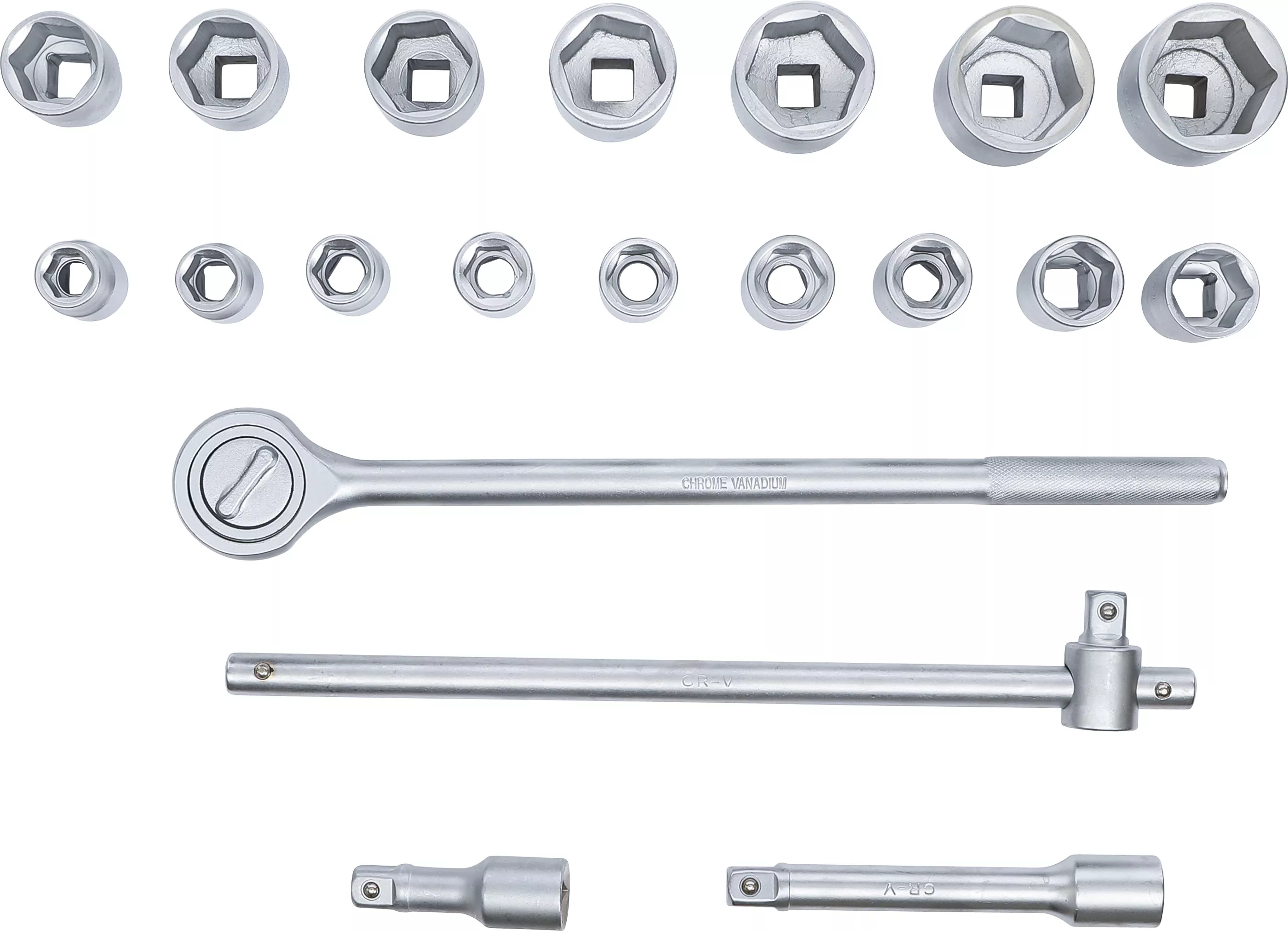 Set chei tubulare | Antrenare 20 mm (3/4") | 19 - 50 mm | 20 piese [6]