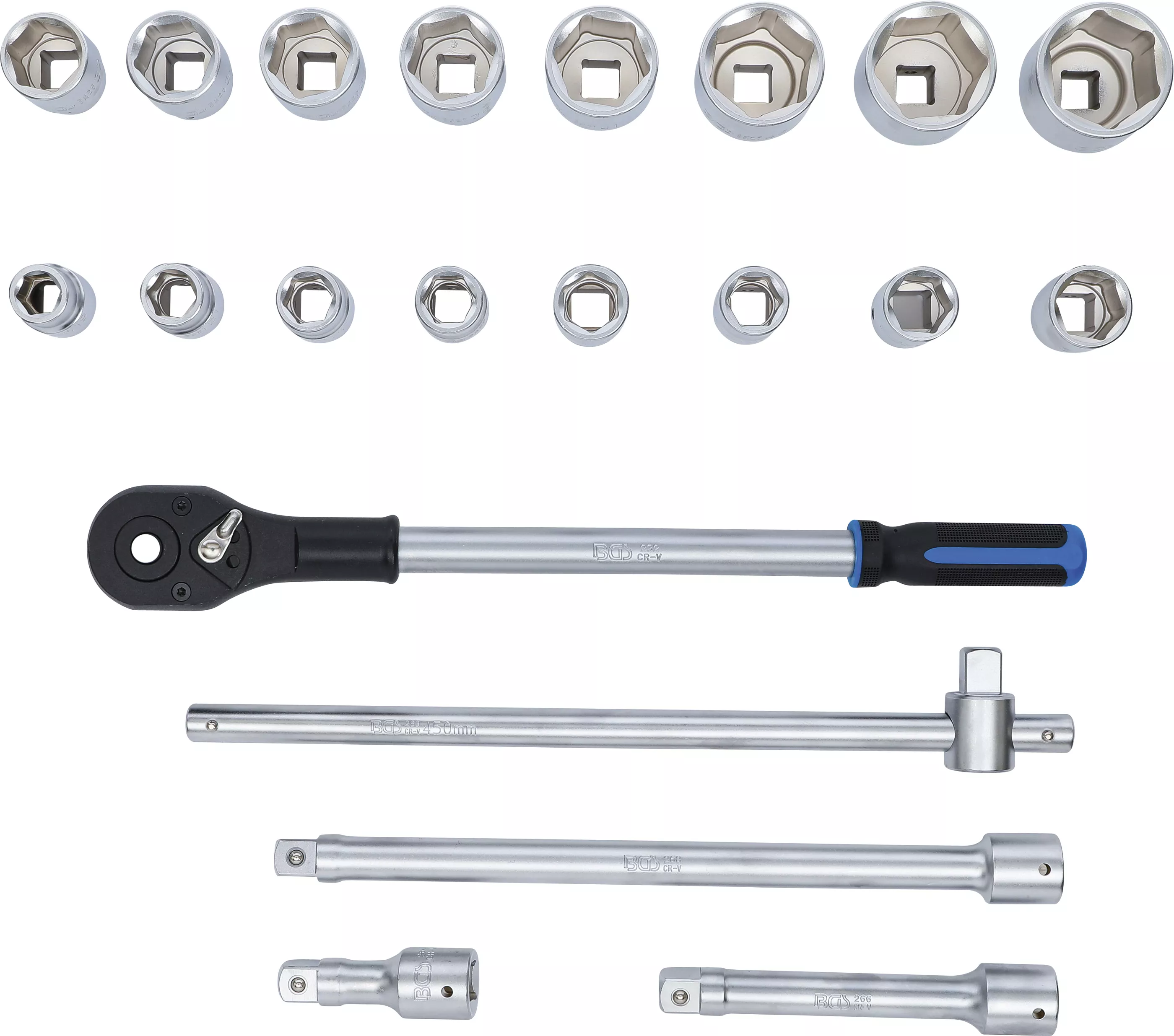 Set chei tubulare | Antrenare 20 mm (3/4") | 21 piese [7]
