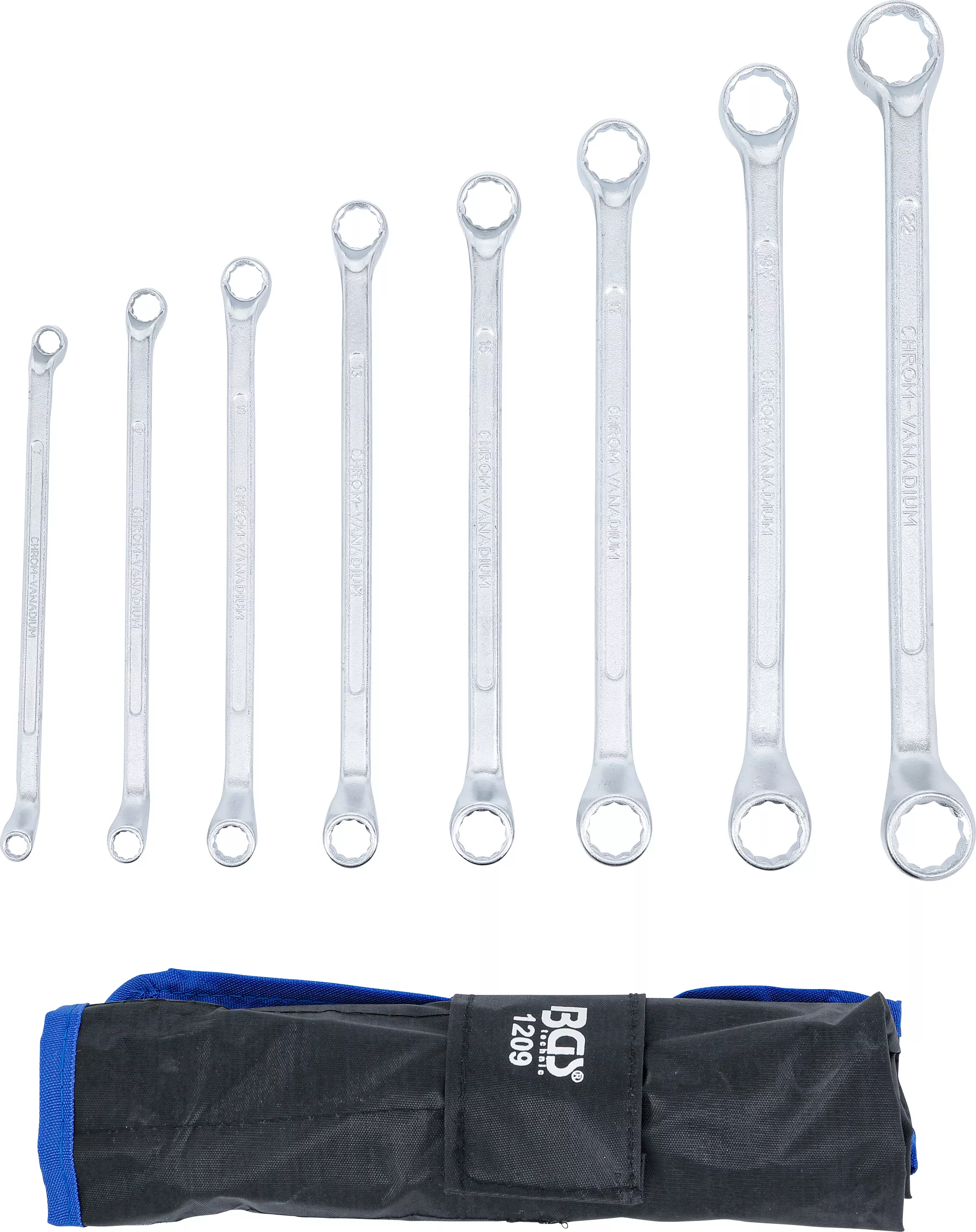 Set chei inelare duble | cotite | 6 x 7 - 20 x 22 mm | 8 piese [4]