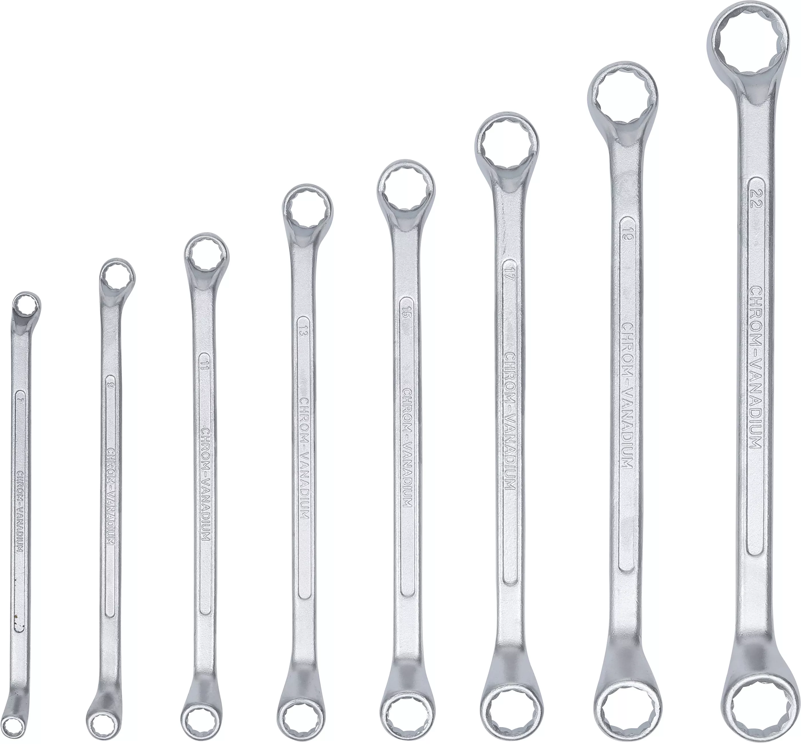 Set chei inelare duble | cotite | 6 x 7 - 20 x 22 mm | 8 piese [2]