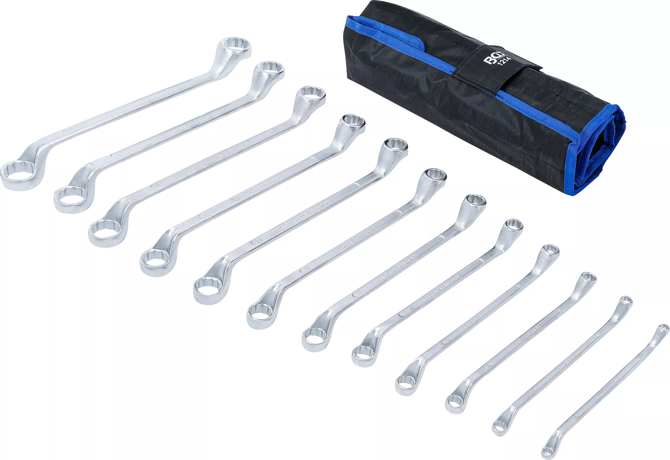 Set chei inelare duble | cotite | 6 x 7 - 30 x 32 mm | 12 piese [2]