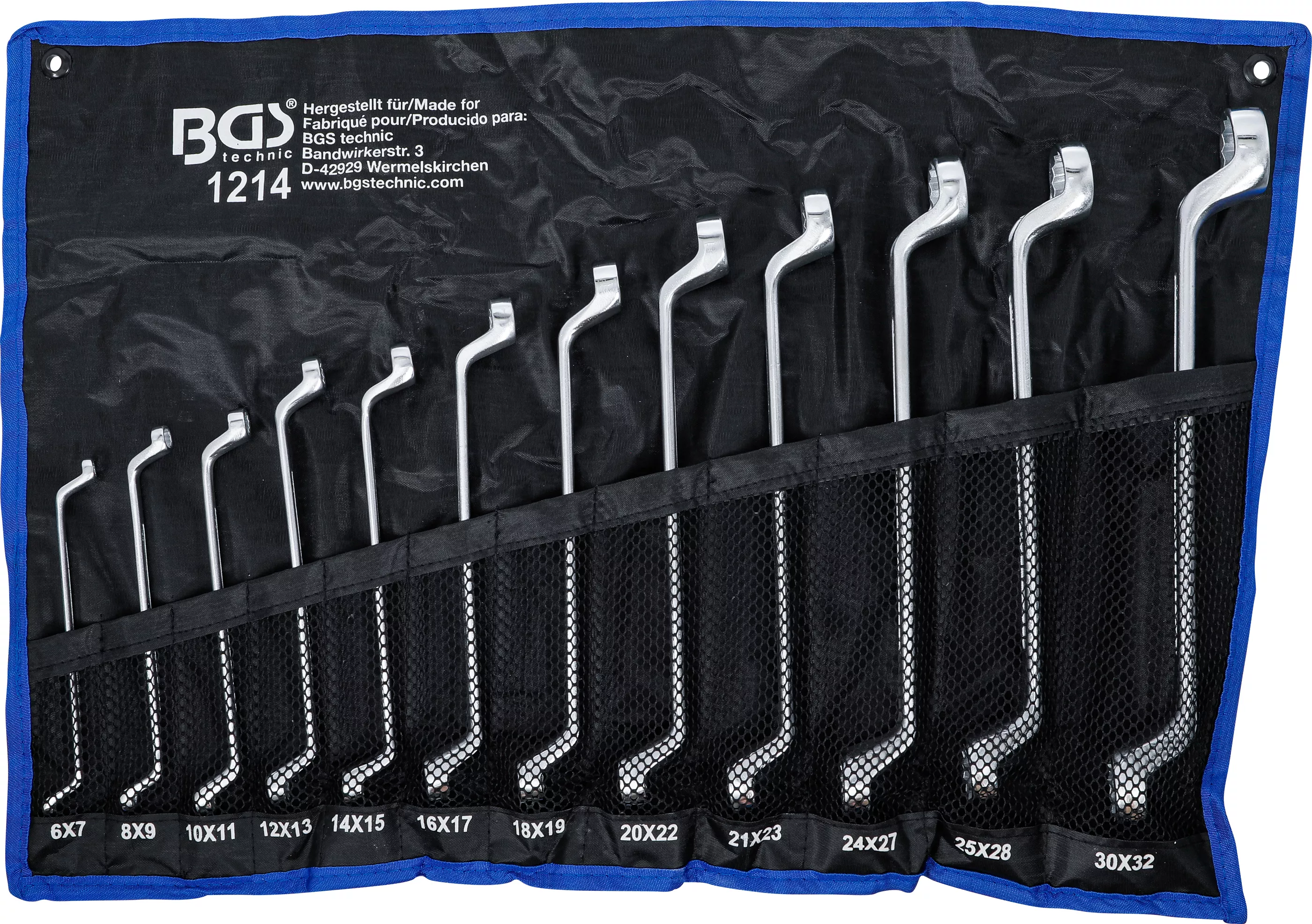 Set chei inelare duble | cotite | 6 x 7 - 30 x 32 mm | 12 piese [5]