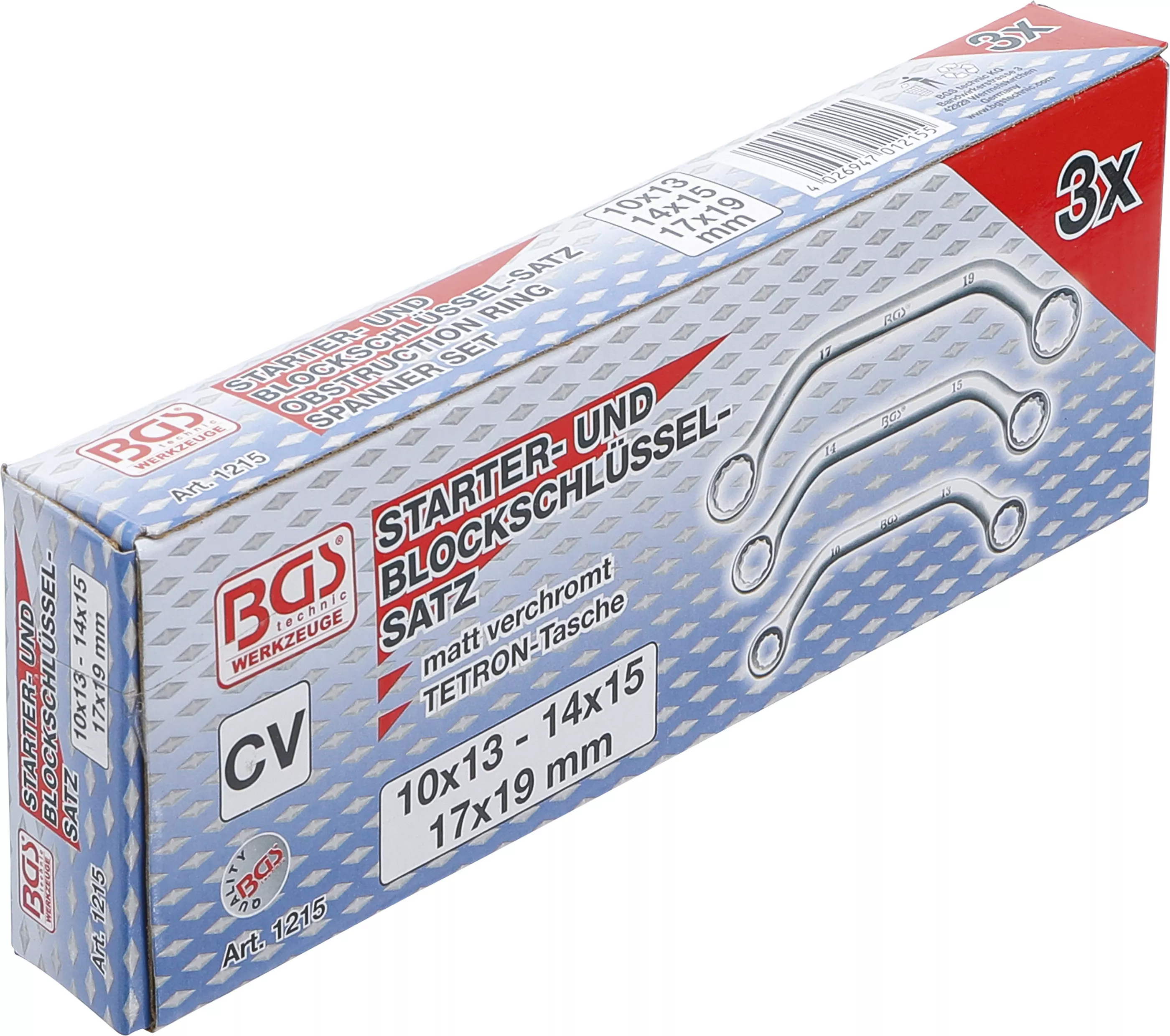 Set chei demaror si inelare | 10 x 13 - 17 x 19 mm | 3 piese [5]