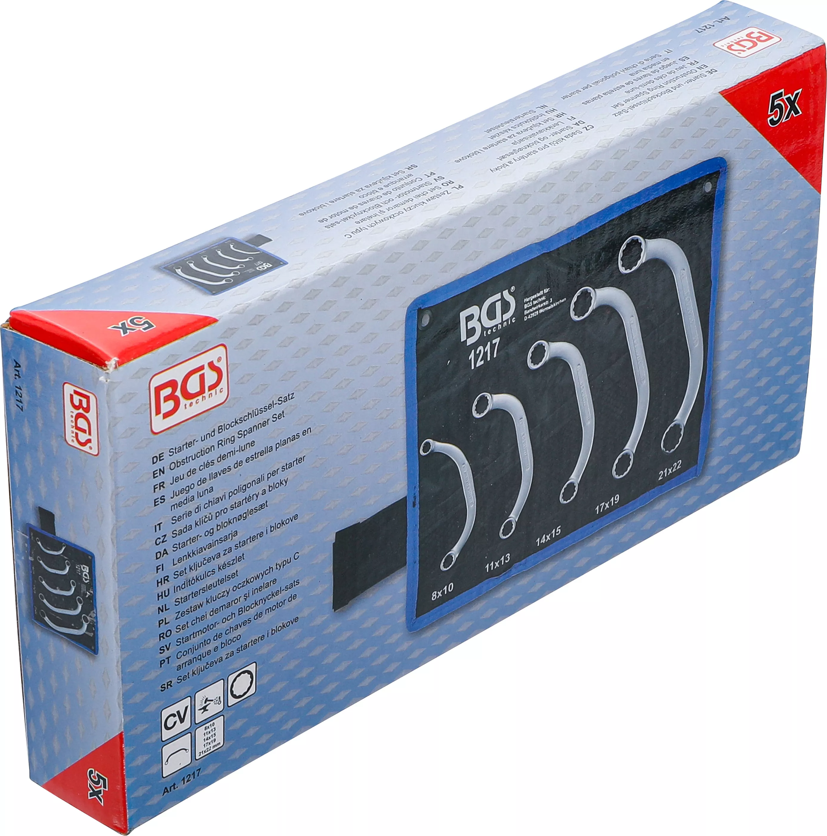 Set chei demaror si inelare | 8 x 10 - 21 x 22 mm | 5 piese [6]
