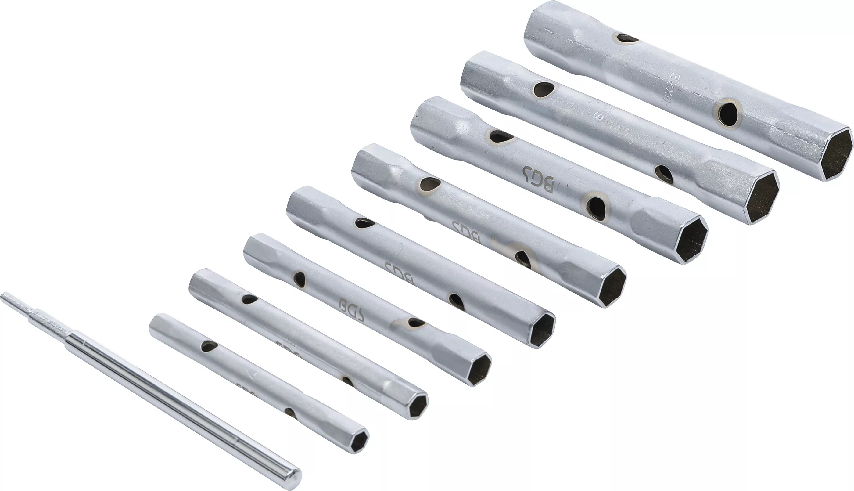 Set chei tubulare pentru tevi | 6 x 7 - 20 x 22 mm | 9 piese [2]