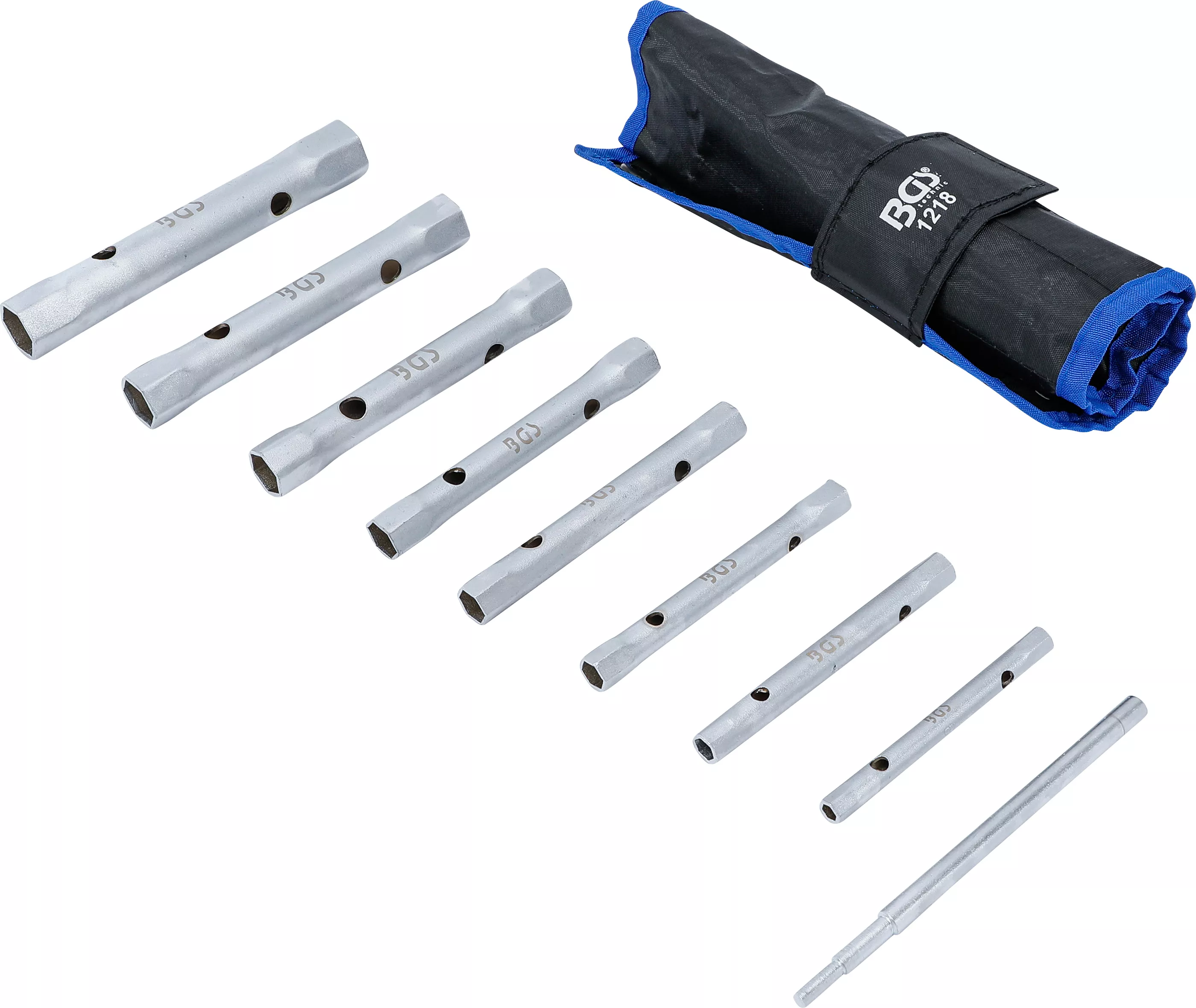 Set chei tubulare pentru tevi | 6 x 7 - 20 x 22 mm | 9 piese [3]