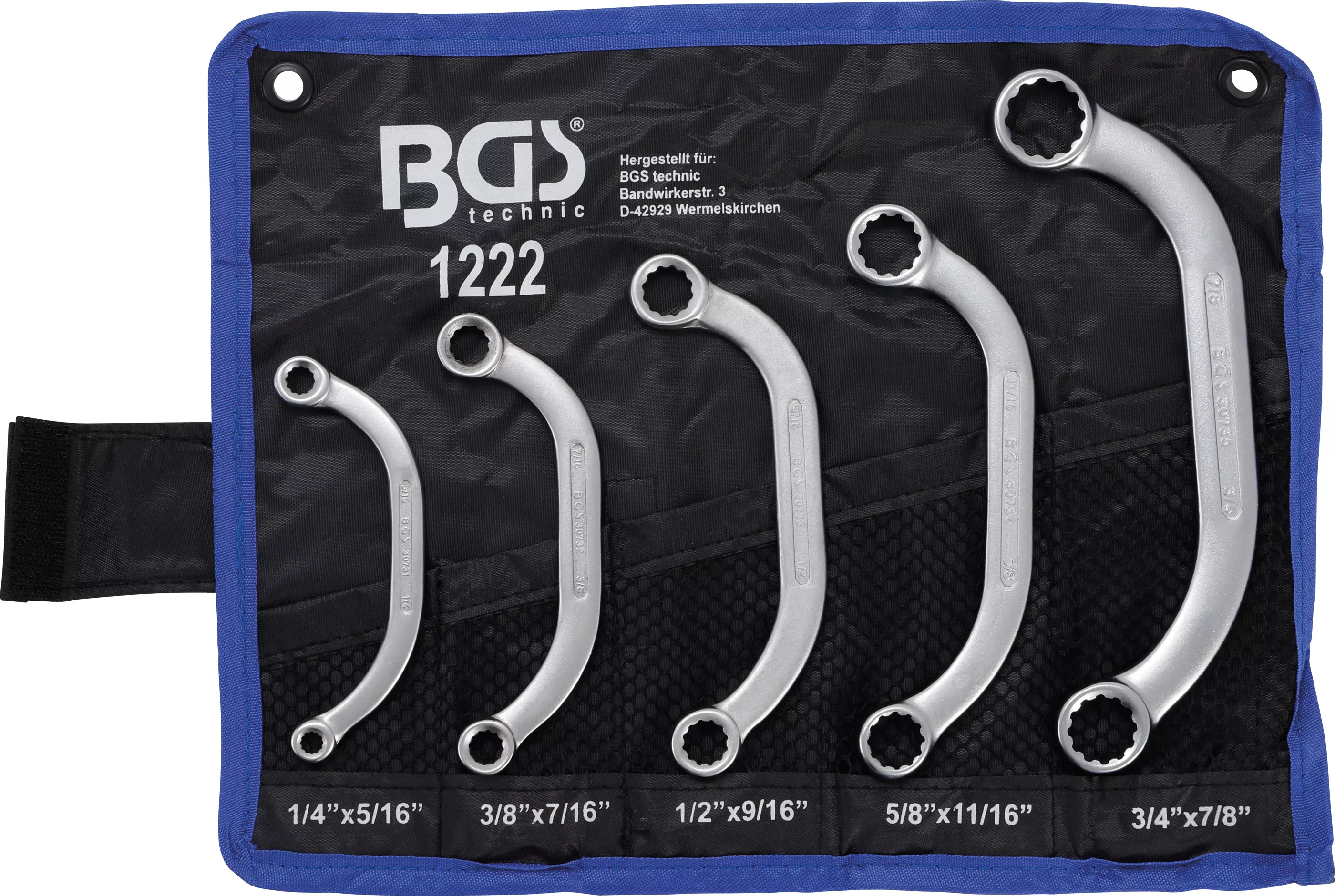 Set chei demaror si inelare | Marimi in toli | 1/4" - 7/8" | 5 piese [1]
