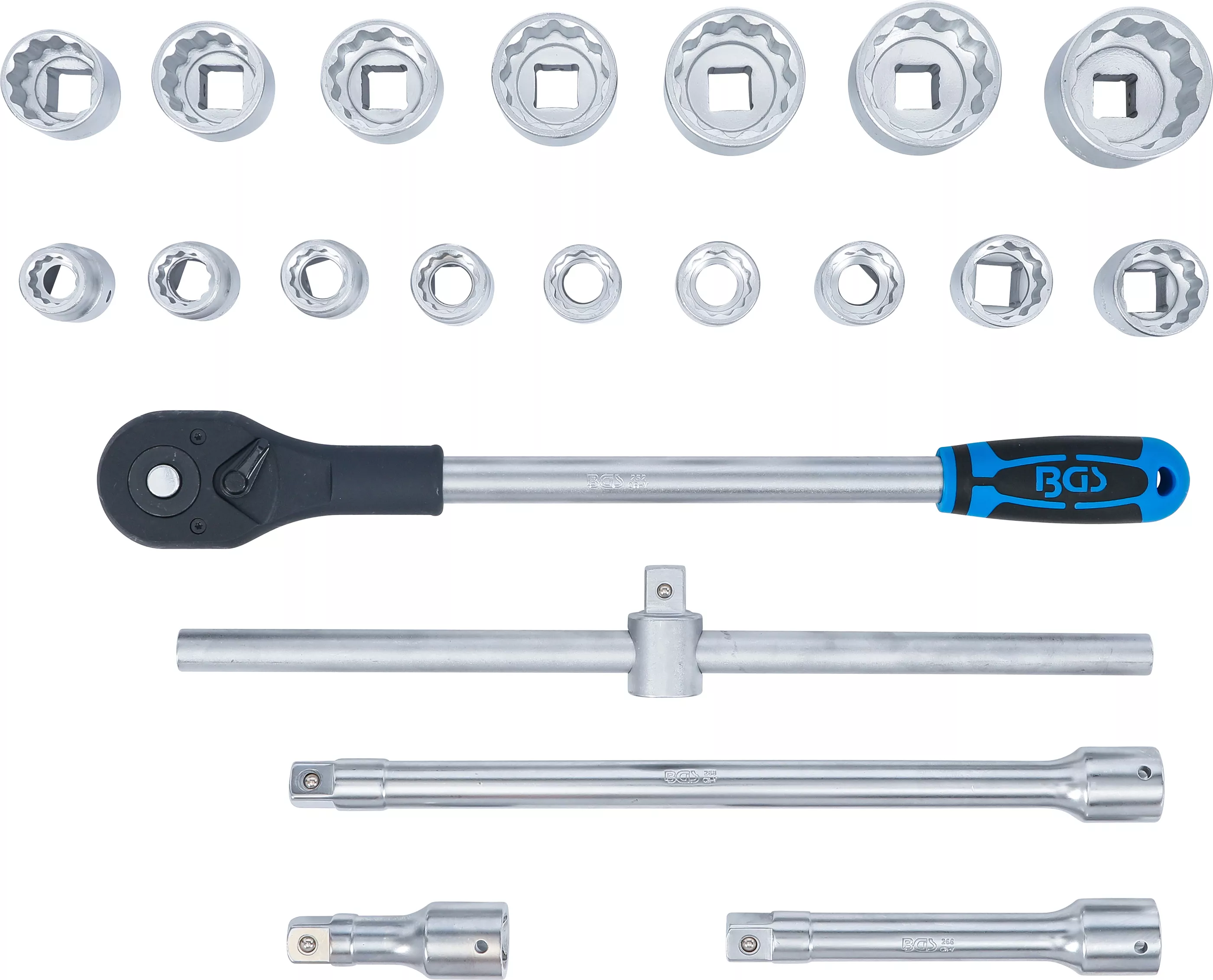 Set chei tubulare 12 colturi | Antrenare 20 mm (3/4") | 21 piese [6]