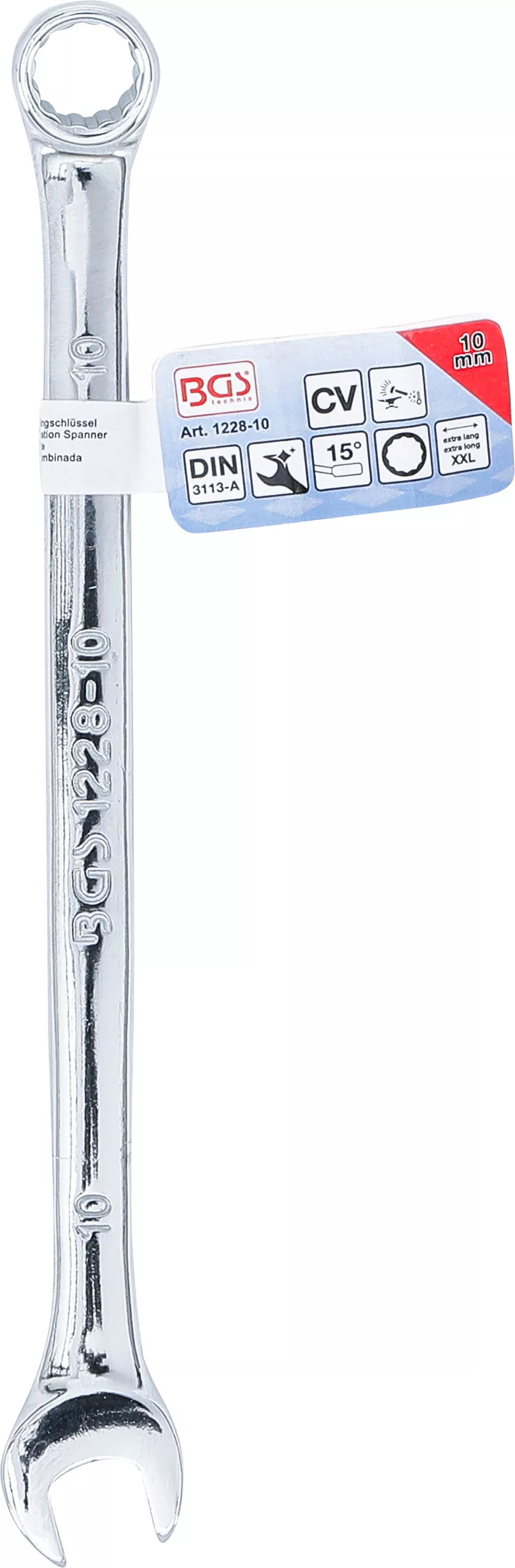 Cheie combinata | extra lunga | 10 mm [5]