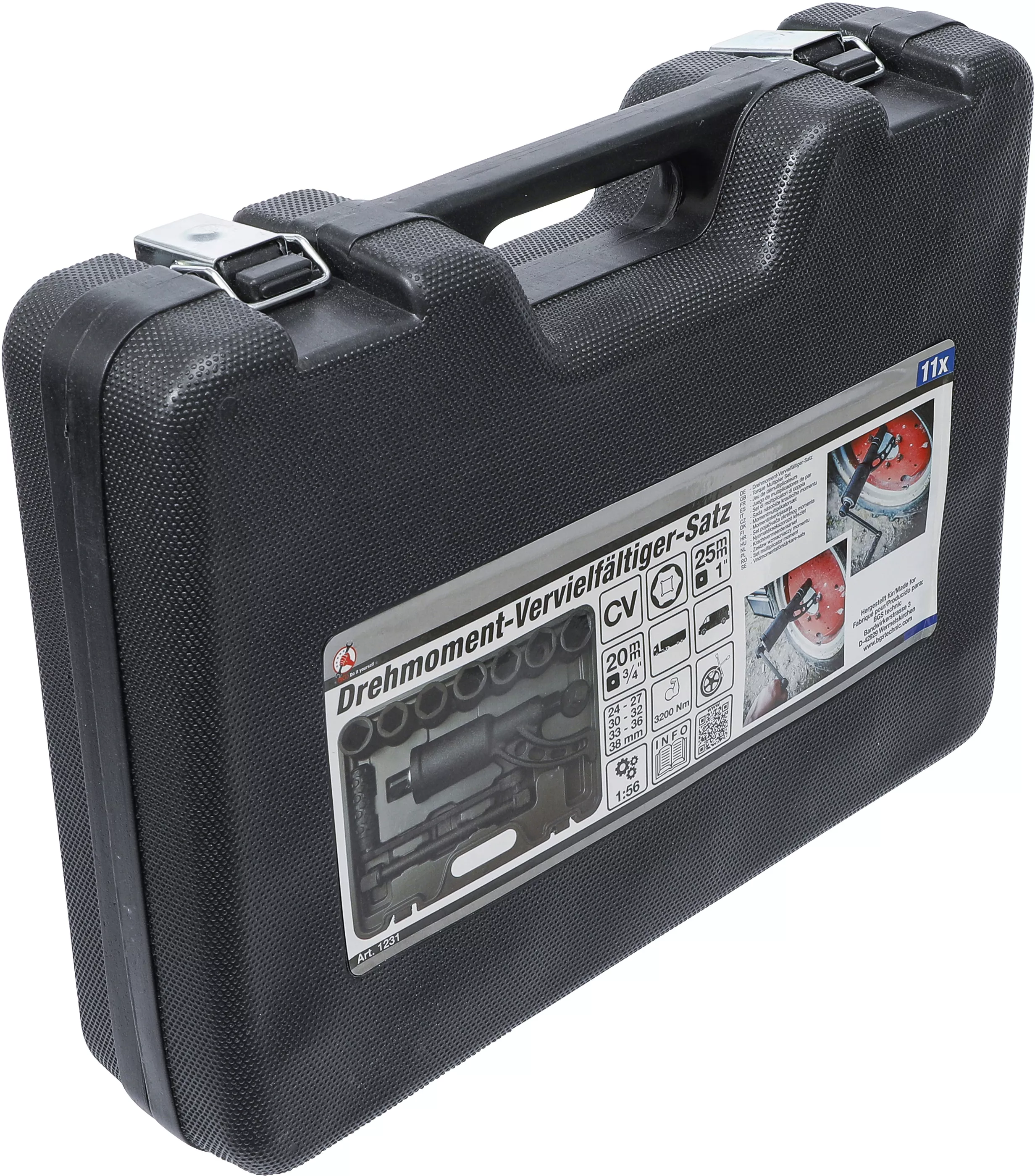 Set multiplicator moment | Antrenare patrat interior 25 mm (1") | 3200 Nm [5]