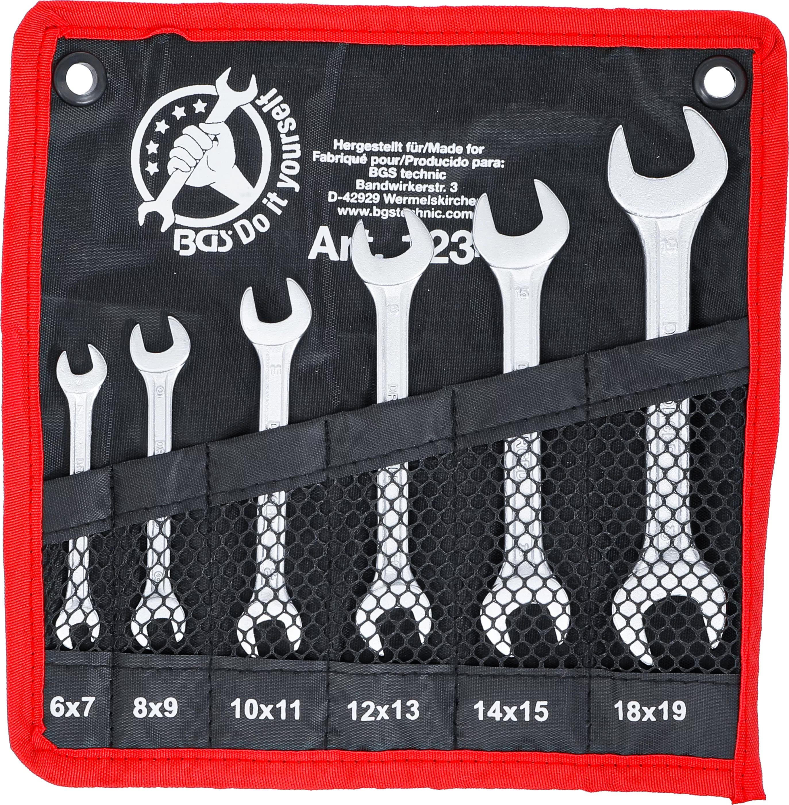Set chei fixe duble | 6 x 7 - 18 x 19 mm | 6 piese [4]