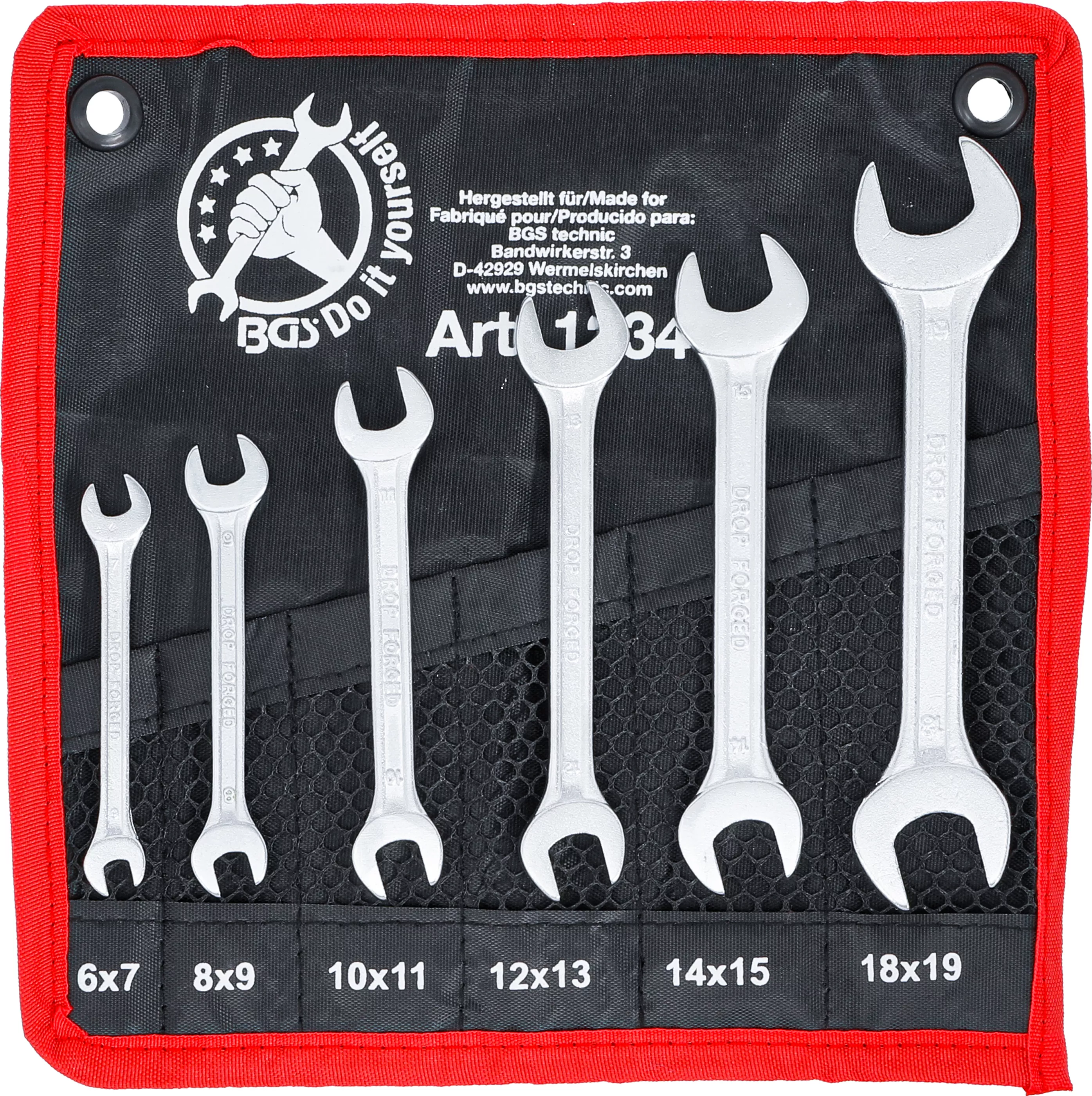 Set chei fixe duble | 6 x 7 - 18 x 19 mm | 6 piese [1]