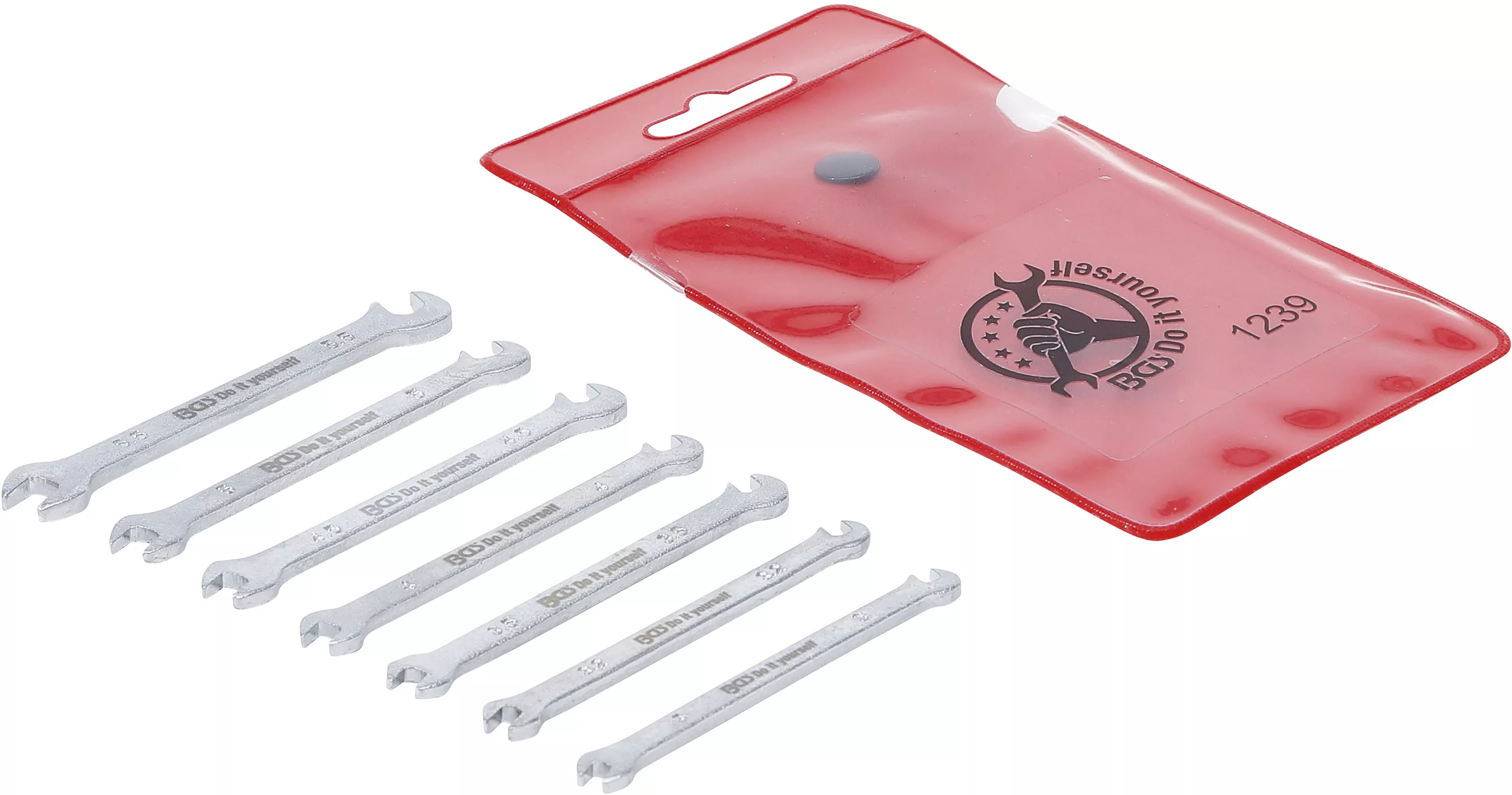 Set cheie fixa dubla | executie mini | 3 - 5,5 mm | 7 piese [1]