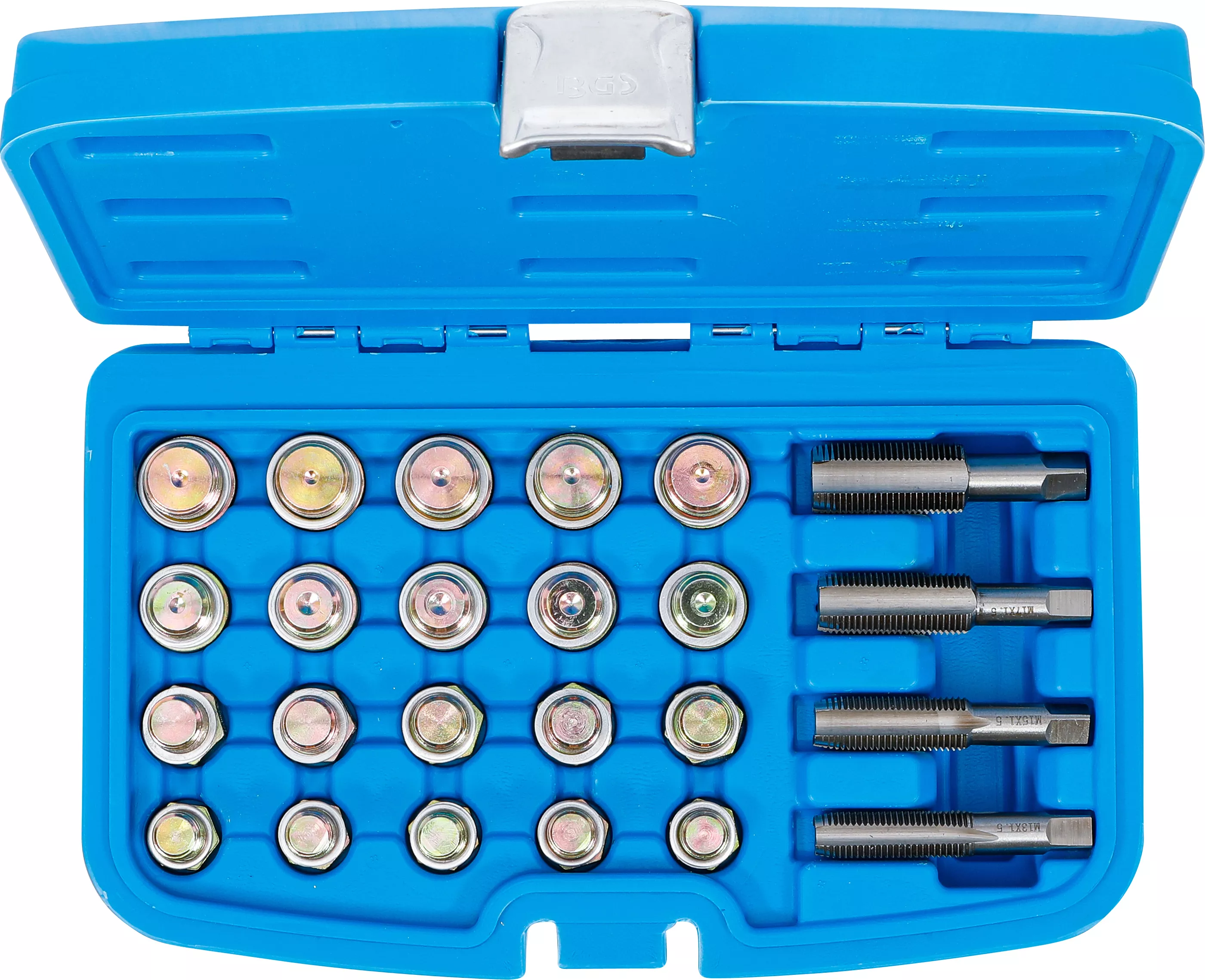 Set reparatie pentru filet baie scurgere ulei | 64 piese [4]