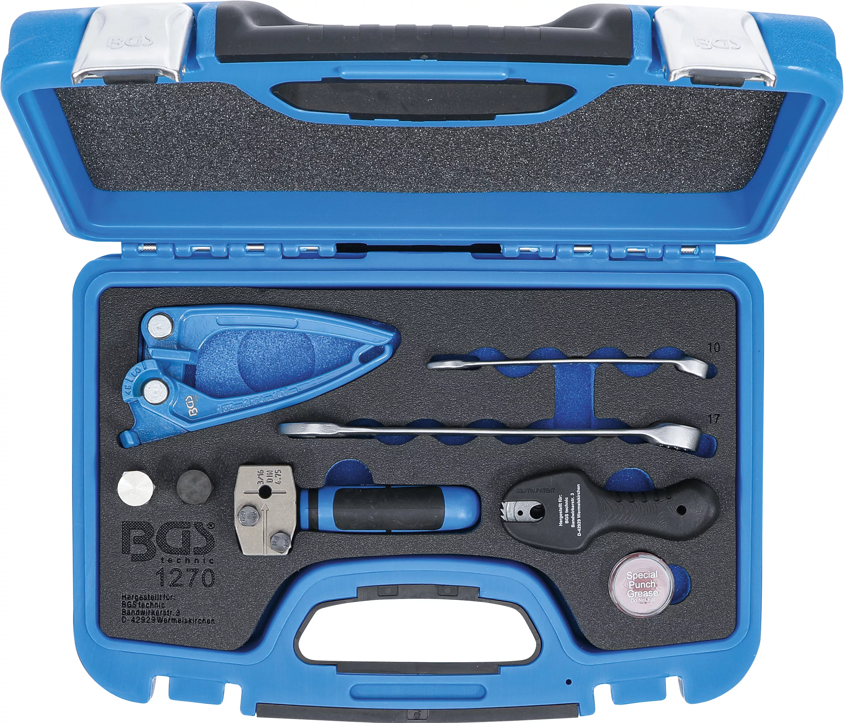 Set scule bercluire, indoire si taiere | pentru conducte de frana 4,75 mm (3/16") [4]