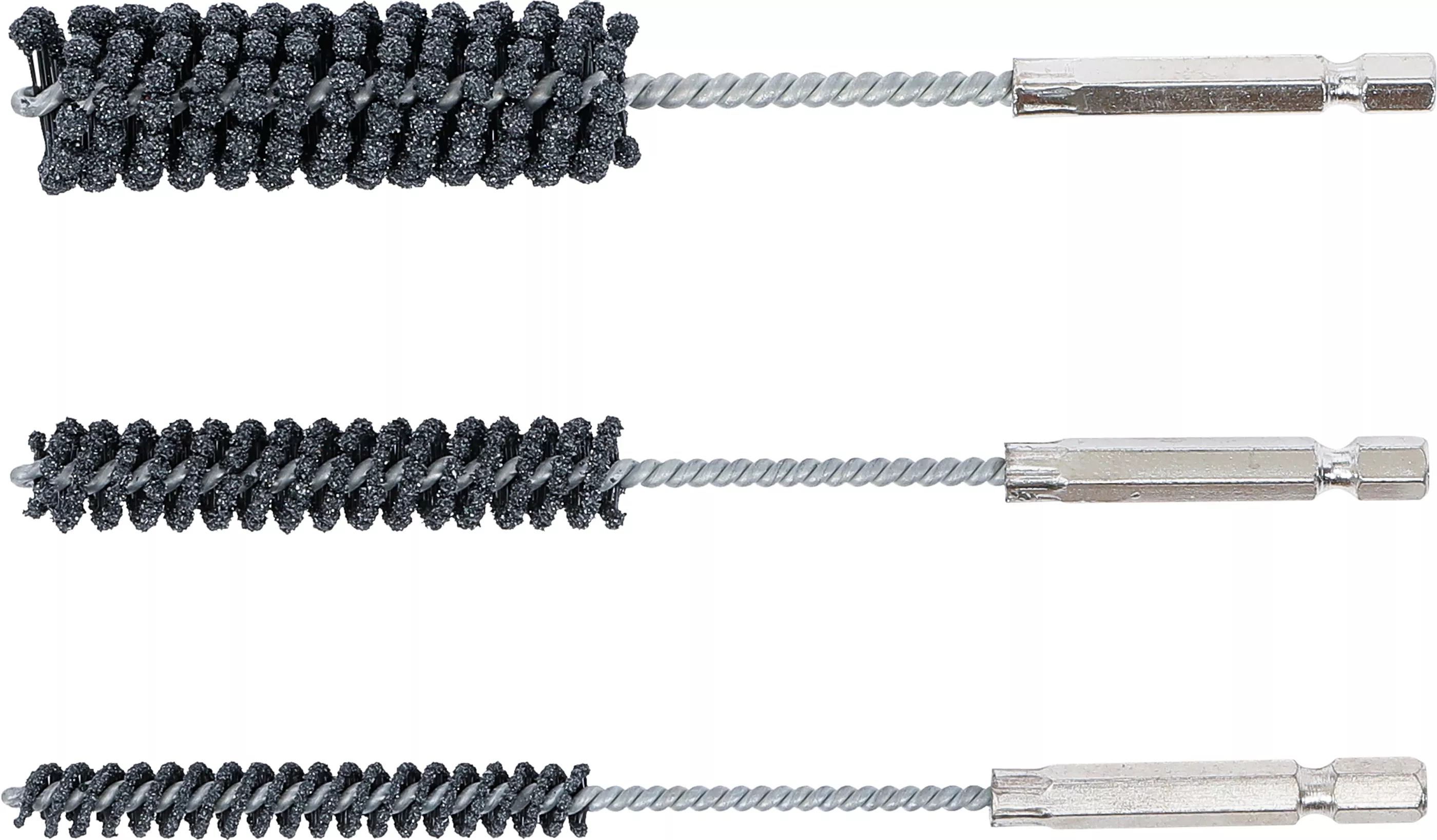 Set unealta de honuire | flexibila | actionare cu cap hexagonal 6,3 mm (1/4") | granulatie 60 / 80 | 8 - 12 - 20 mm | 3 piese [2]