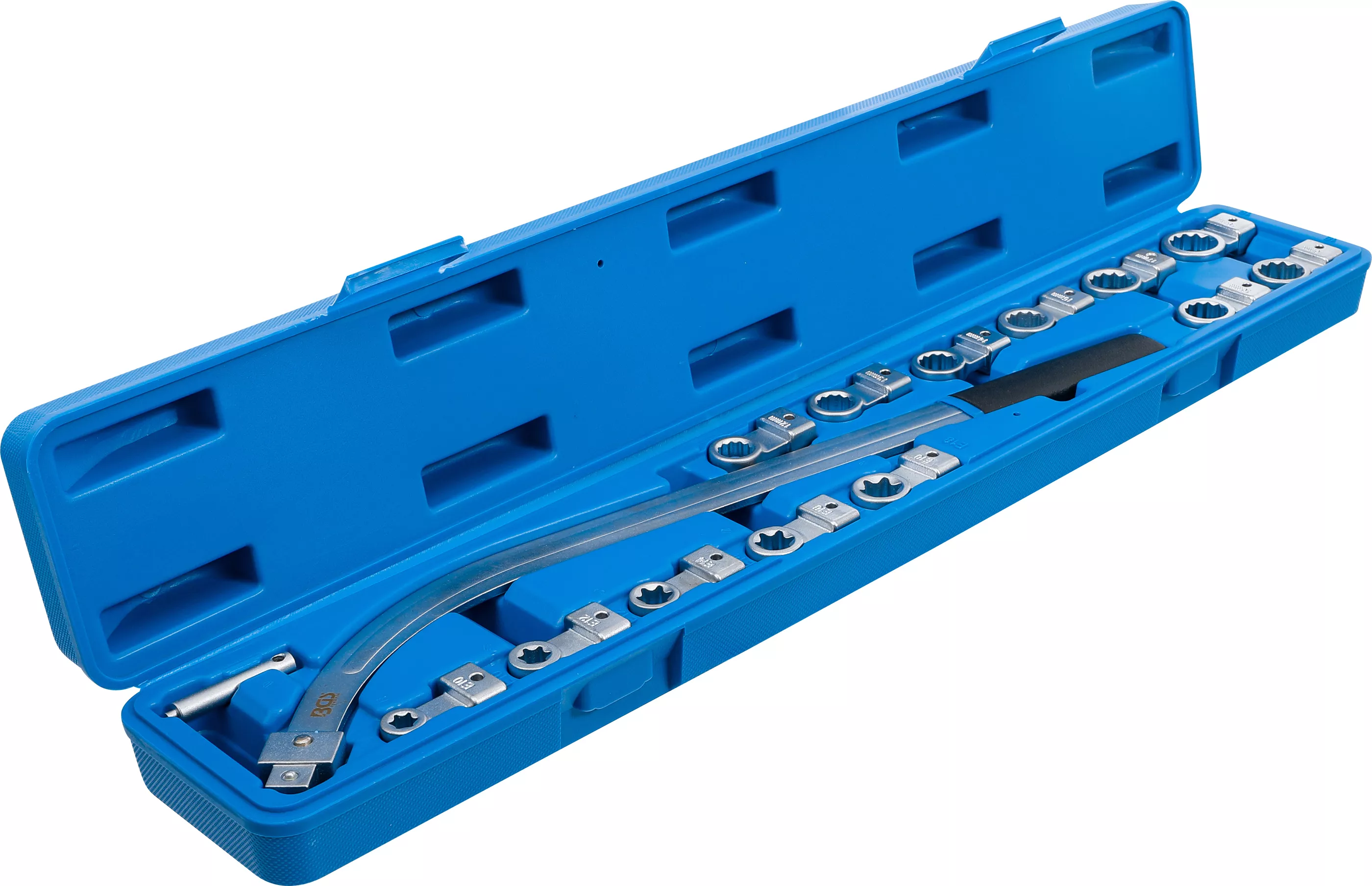Set chei role intinzatoare | 12 colturi 12 - 19 mm / Profil E E10 - E18 | 15 piese [2]