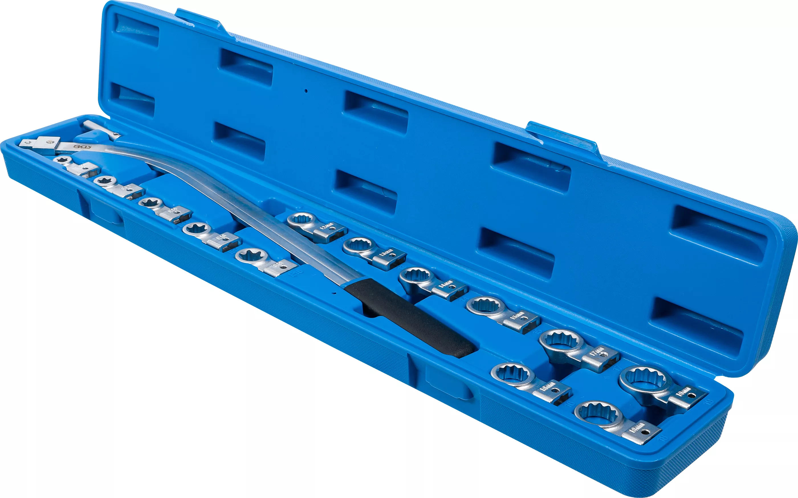Set chei role intinzatoare | 12 colturi 12 - 19 mm / Profil E E10 - E18 | 15 piese [3]