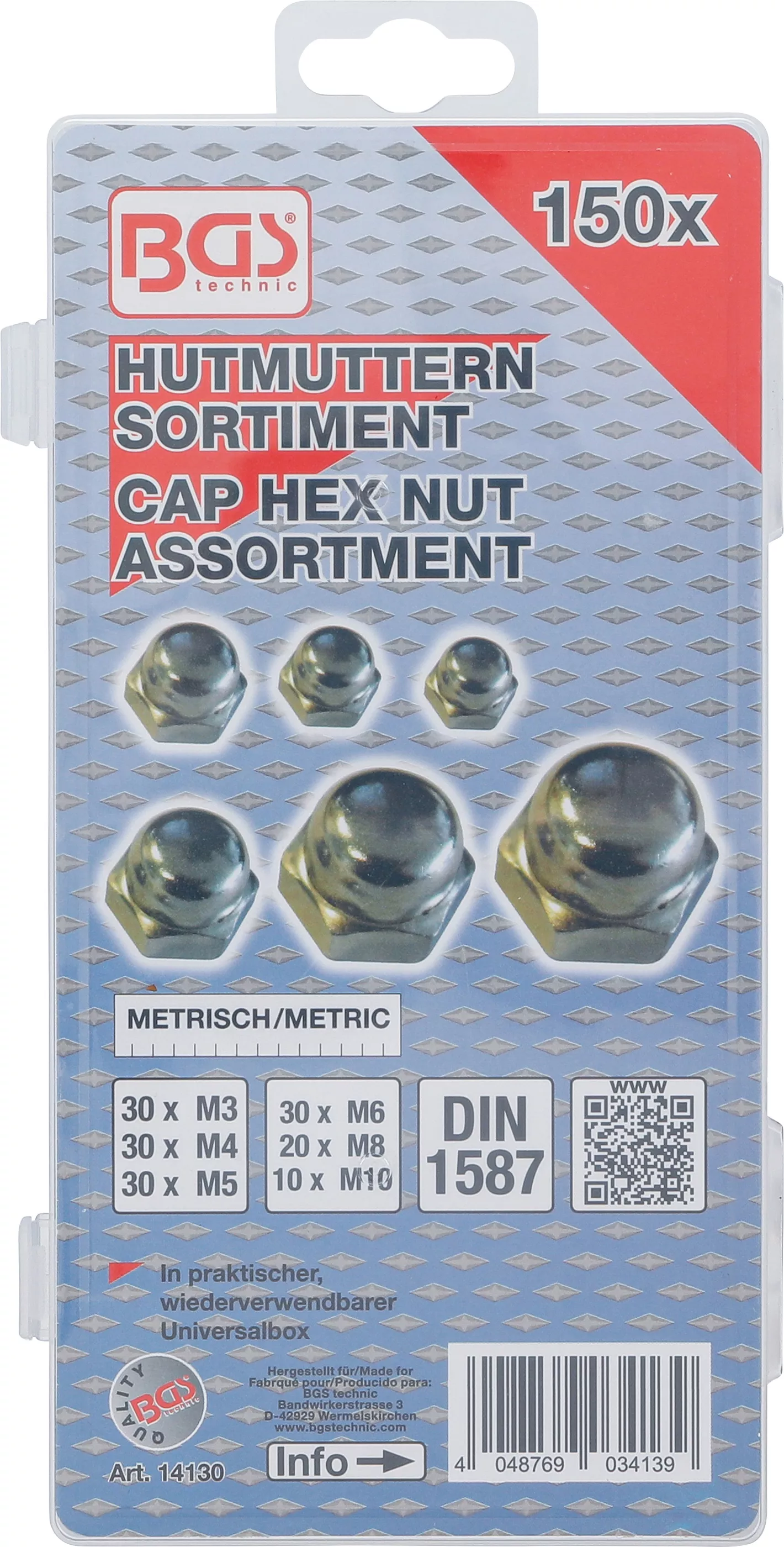 Sortiment piulite palarie | 150 piese [3]