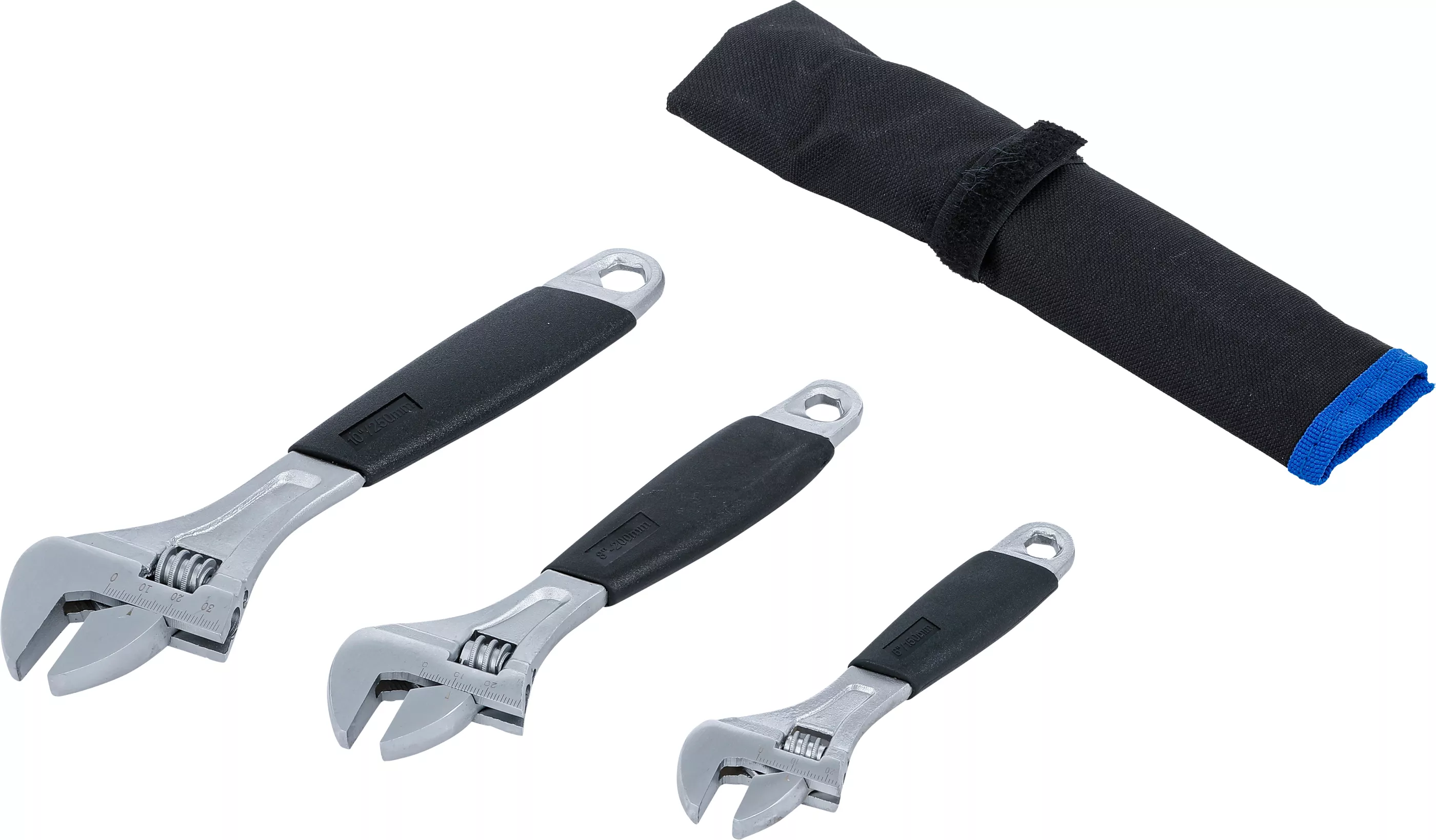 Set chei reglabile cu rola cu maner moale din plastic | 3 piese [2]