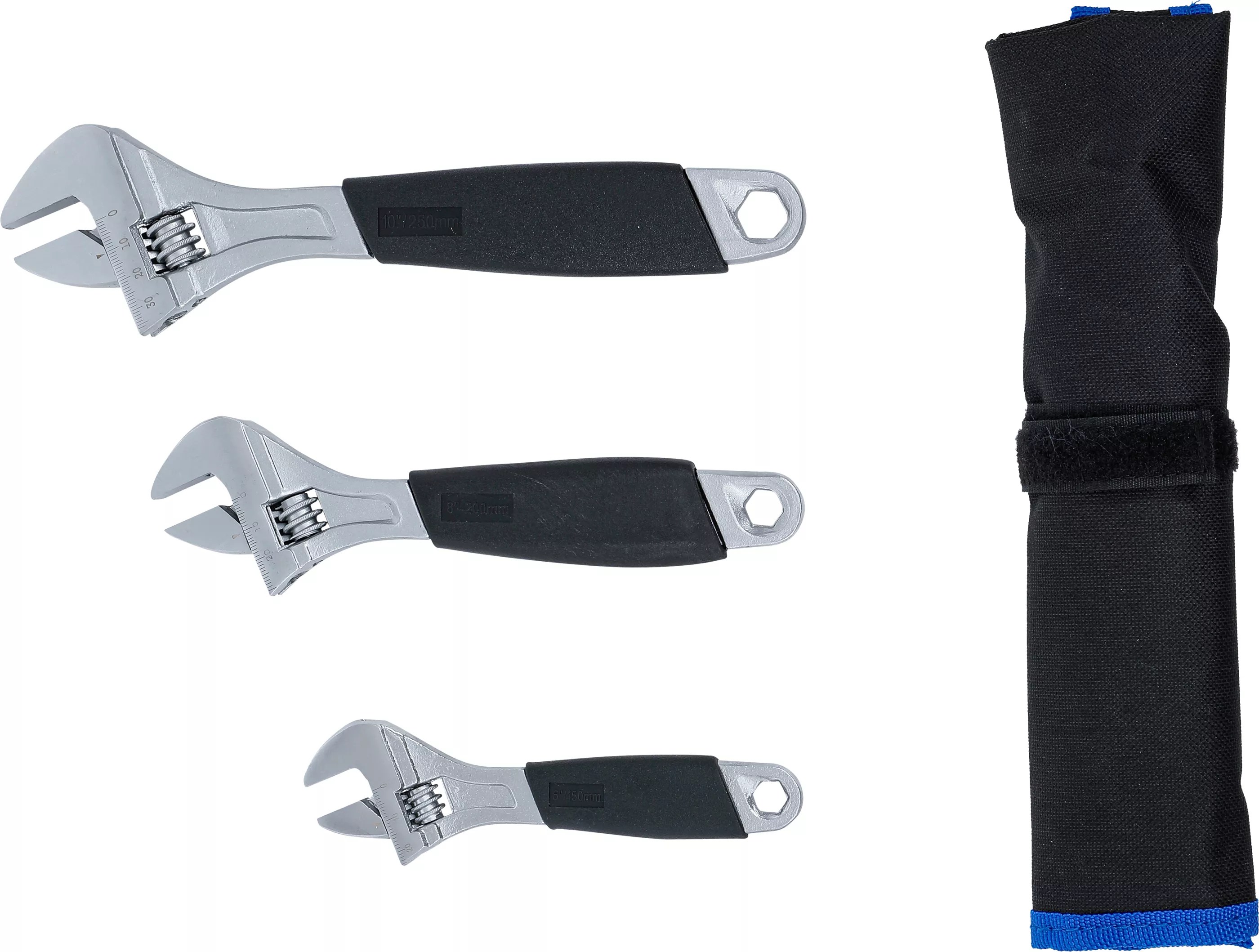 Set chei reglabile cu rola cu maner moale din plastic | 3 piese [3]