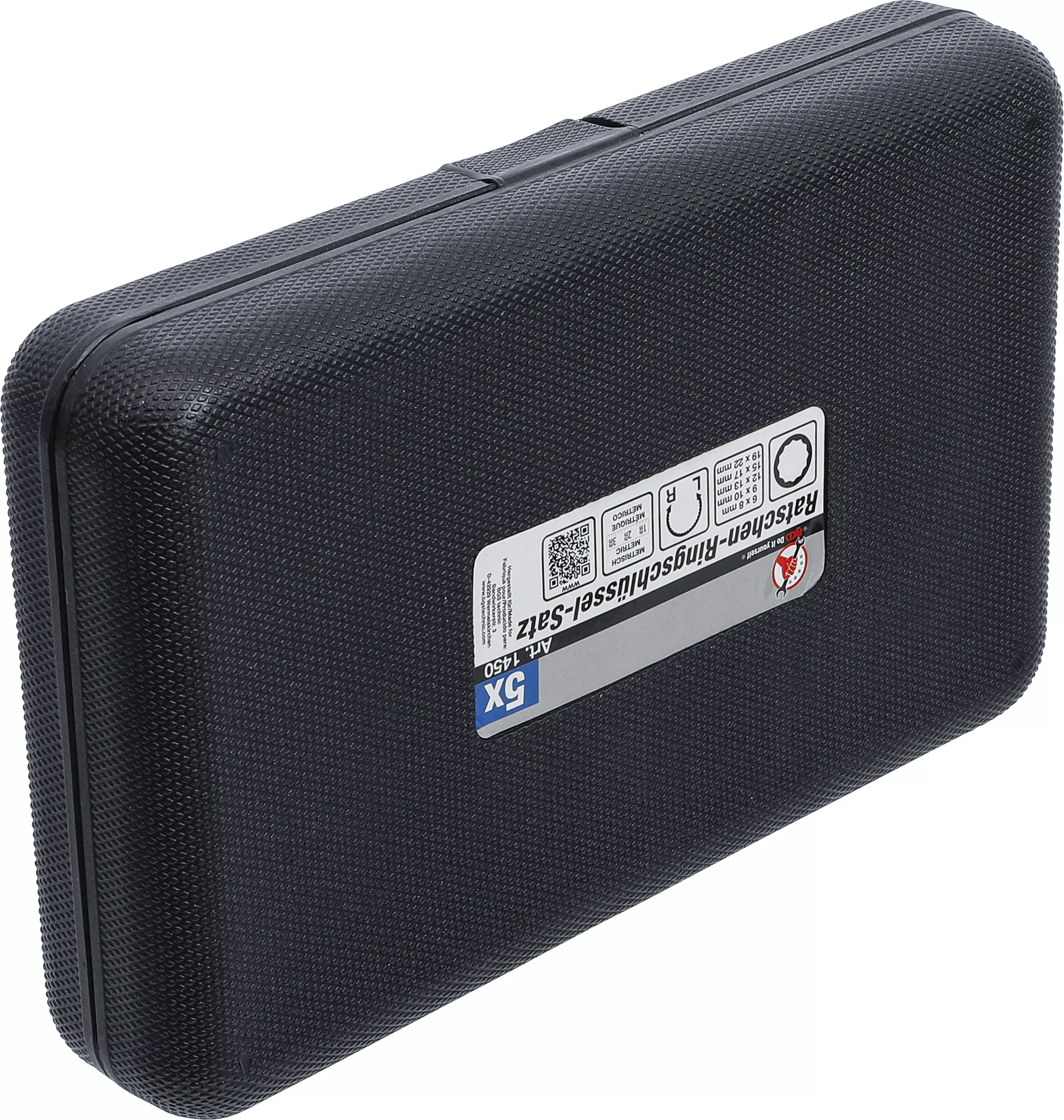 Set chei inelare cu clichet, drepte, reversibile | 6 x 8 - 19 x 22 mm | 5 piese [8]