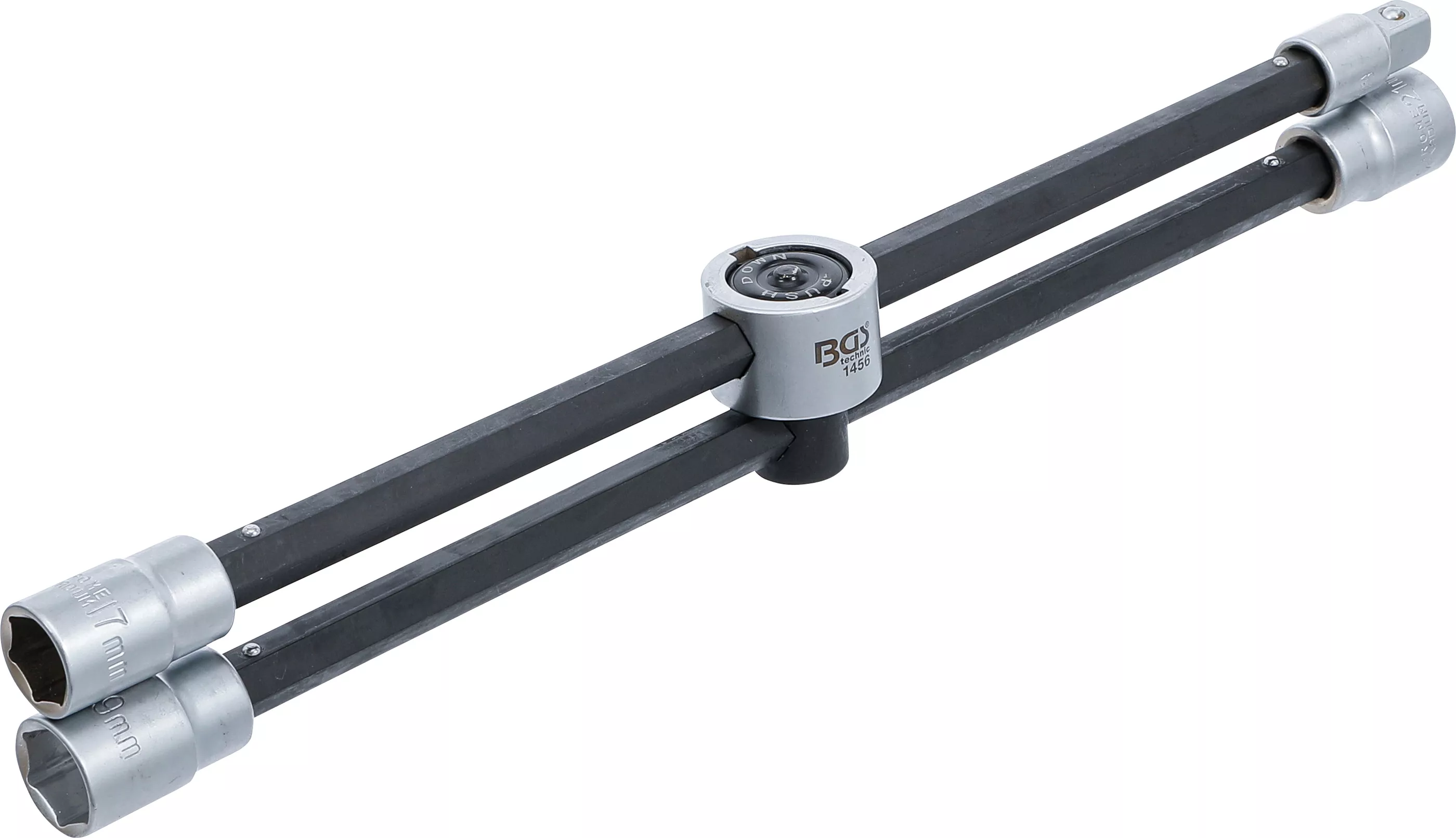 Cheie in cruce roti cu articulatie | pentru autoturisme | Patrat | 17 x 19 x 21 x 12,5 mm (1/2") [4]