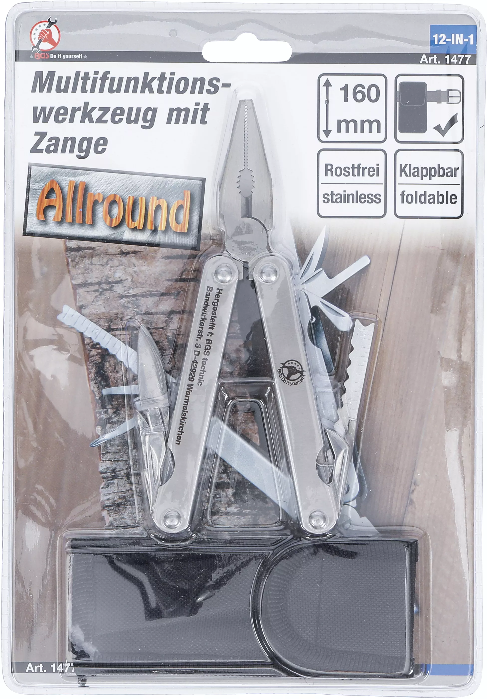 Scula multifunctionala cu cleste | 12-IN-1 | 160 mm [4]
