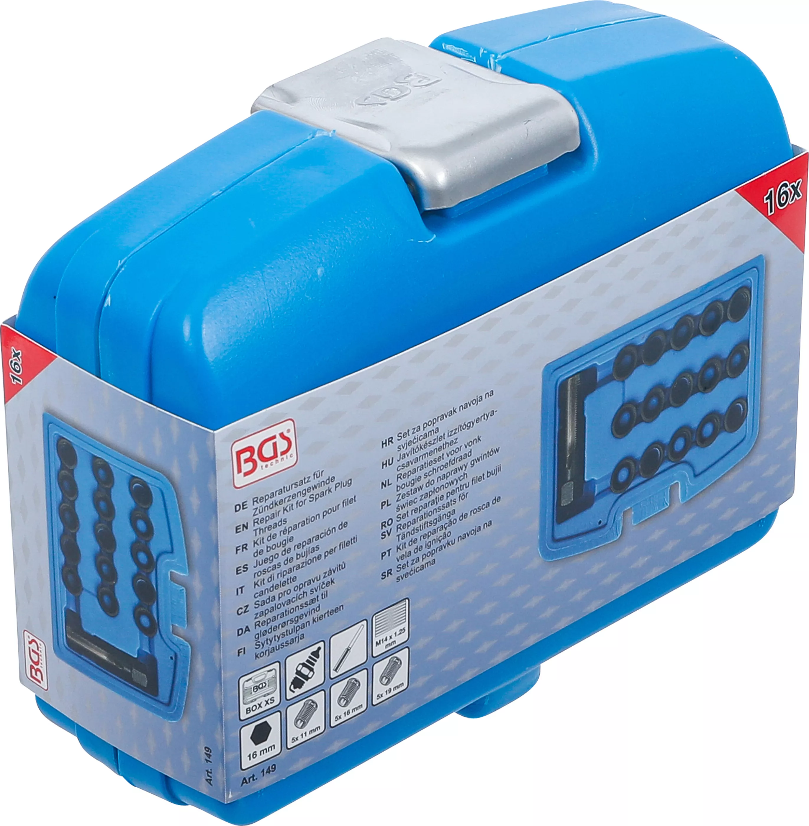 Set reparatie pentru filet bujii | M14 x 1,25 mm | 16 piese [6]