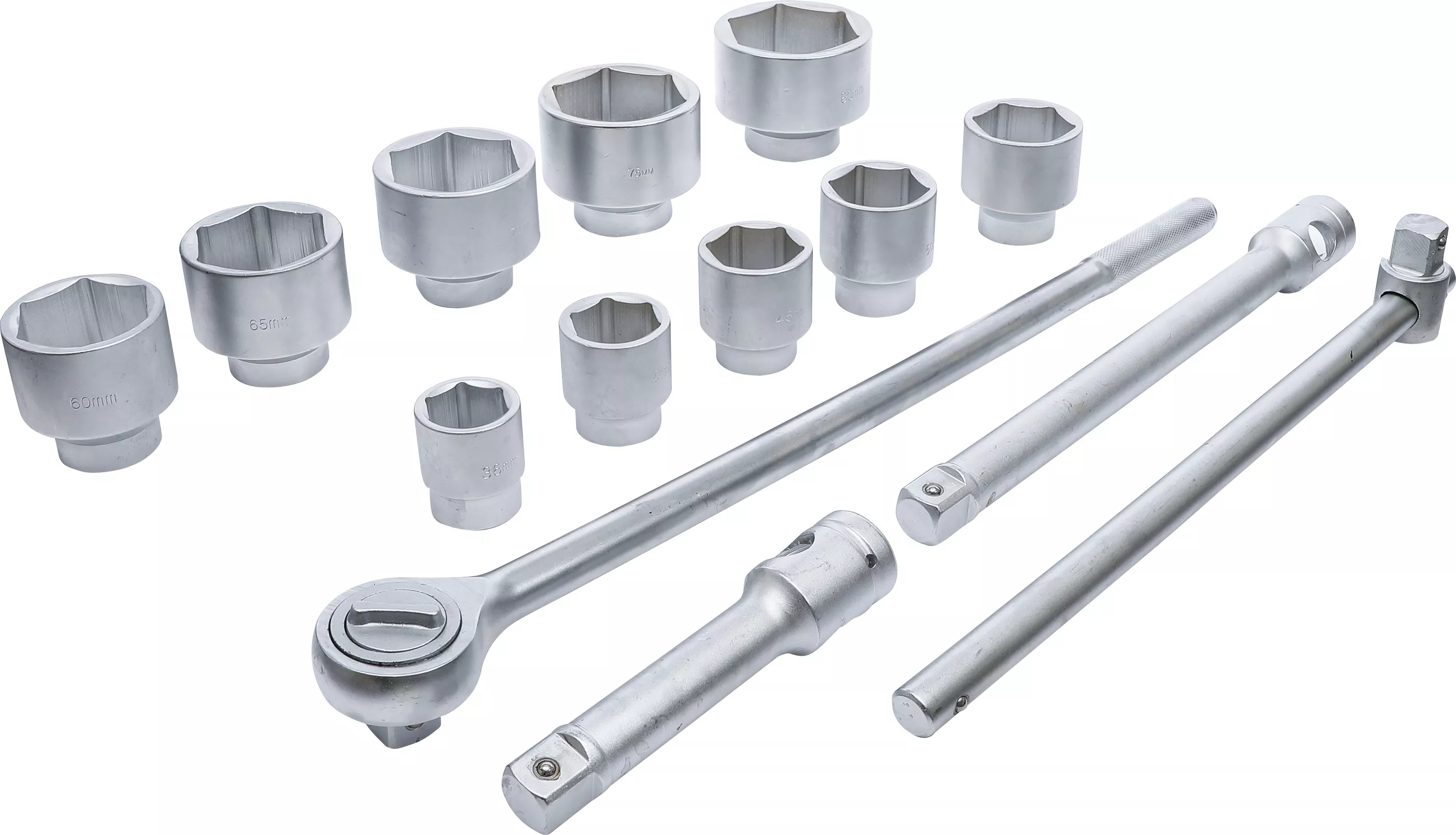 Set chei tubulare | Antrenare 25 mm (1") | 36 - 80 mm | 15 piese [2]