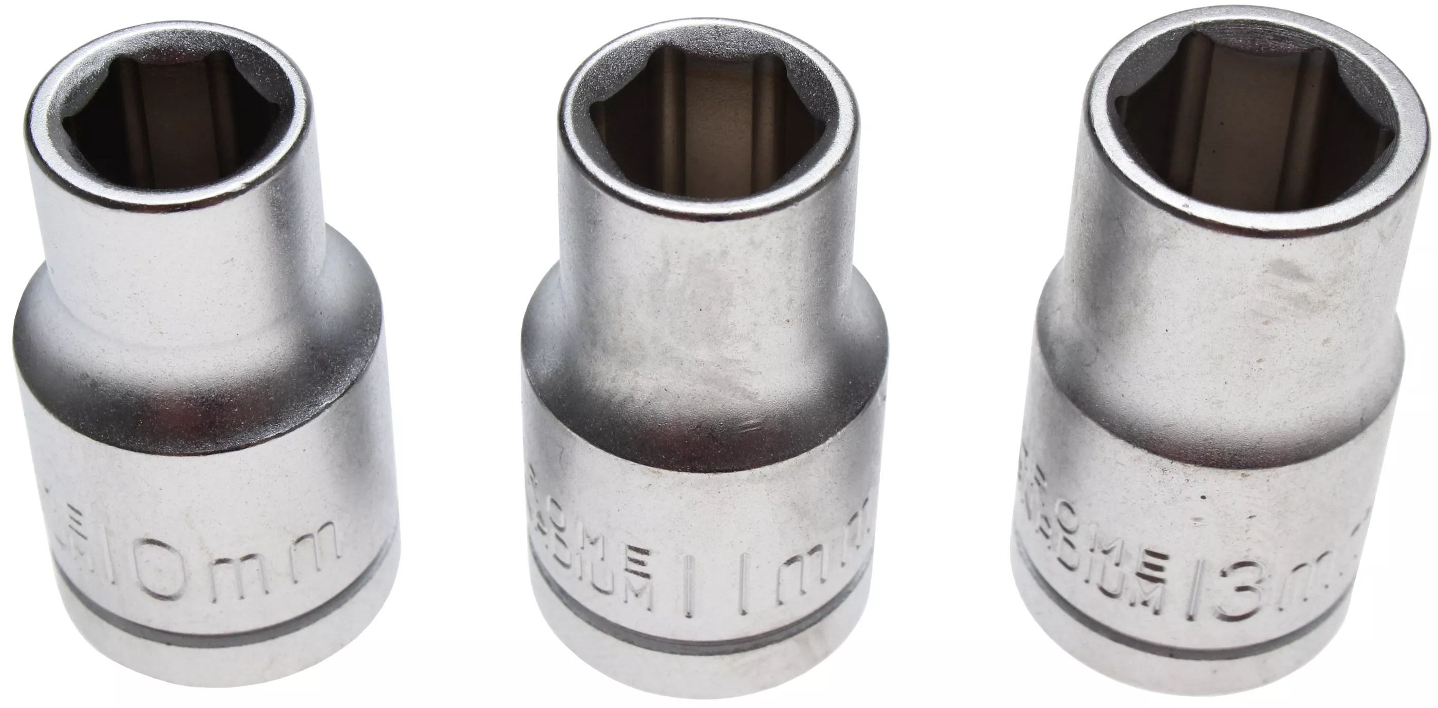 Set capete chei tubulare | Antrenare 12,5 mm (1/2") | 10 - 11 - 13 mm | 3 piese [1]